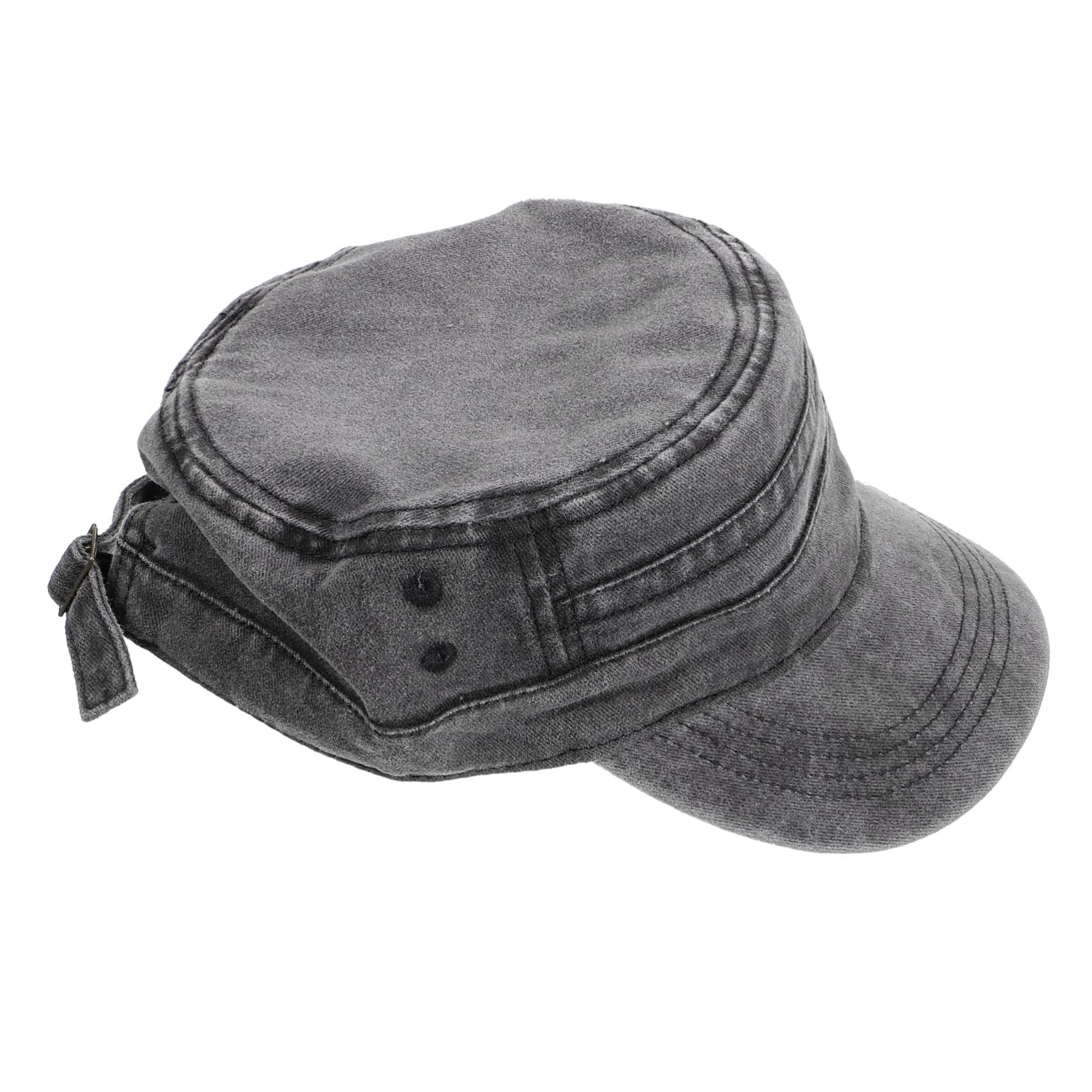 Kisangel Sombrero de Béisbol Unisex de Algodón Lavable con Protección Solar Gorro Transpirable Playa Camping y Actividades Negro