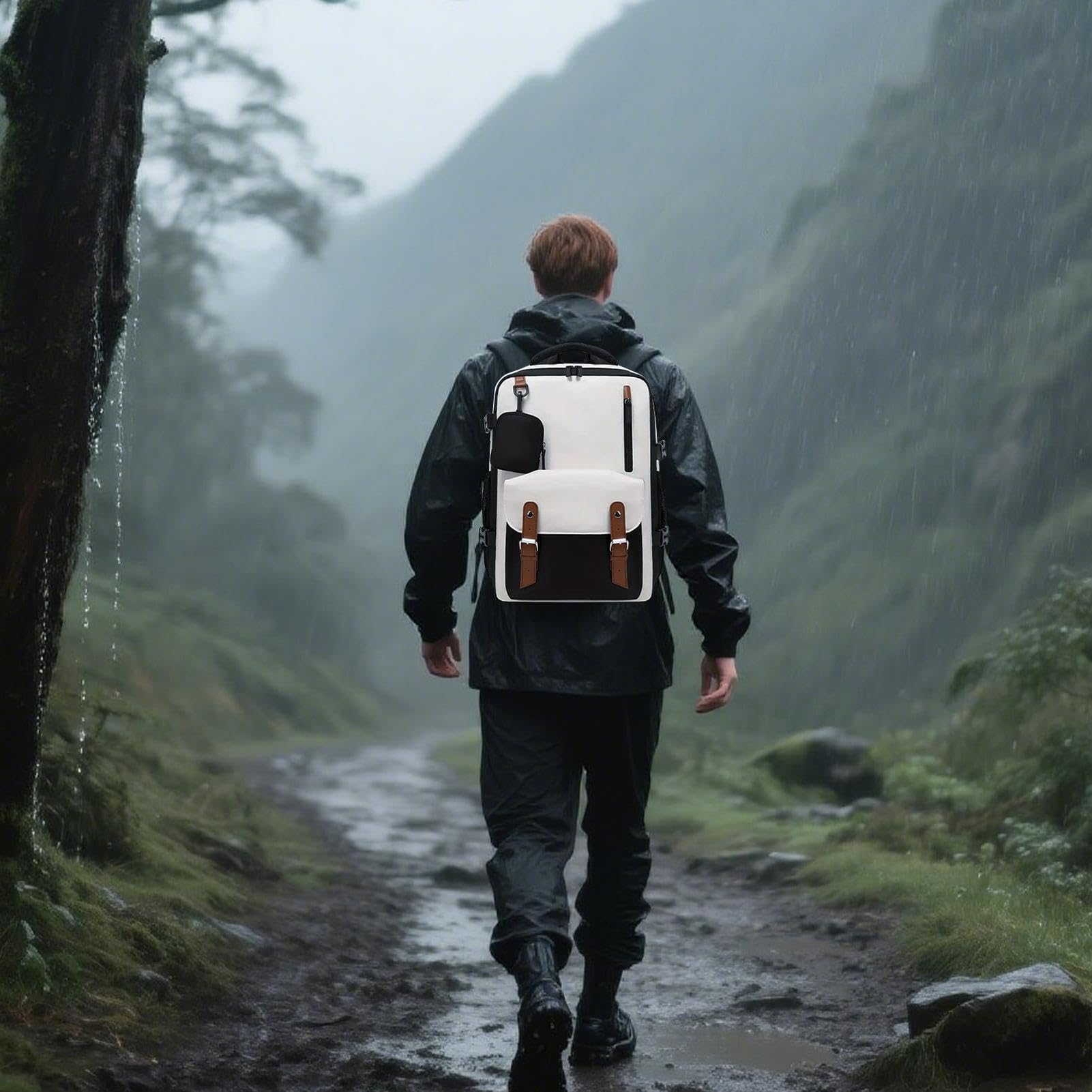 Damski Plecak Podróżny Wodoodporny Biznesowy Plecak Dzienny