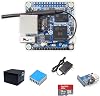 Orange Pi Zero 256MB Developed Board, H2+ Quad-Core Open-Source Single Mini Single Board Computer 256MB ram, Zero+Case+Heat Sink+Power+16G SD+Expansion Board