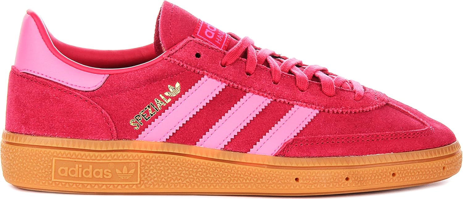 adidas Handball Spezia Undefined's Gum Outsole Quilt Overly Sneak Trainers (Pink, US 5)