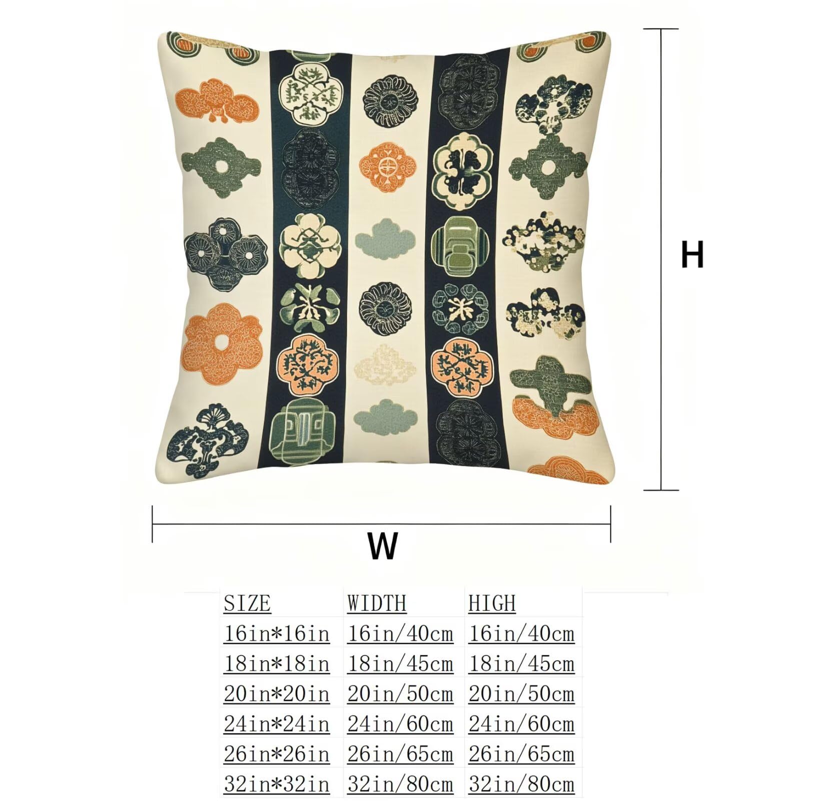 Verde Funda Cojin 60x60 Retro Funda Almohada 60x60 Cojines Sofa Súper Suave Fundas Cojines Decorativos Fundas Almohadas 4 Piezas Almohada Cervicales y Cuello, para Hogar Cama Salon Decoracion E - 771
