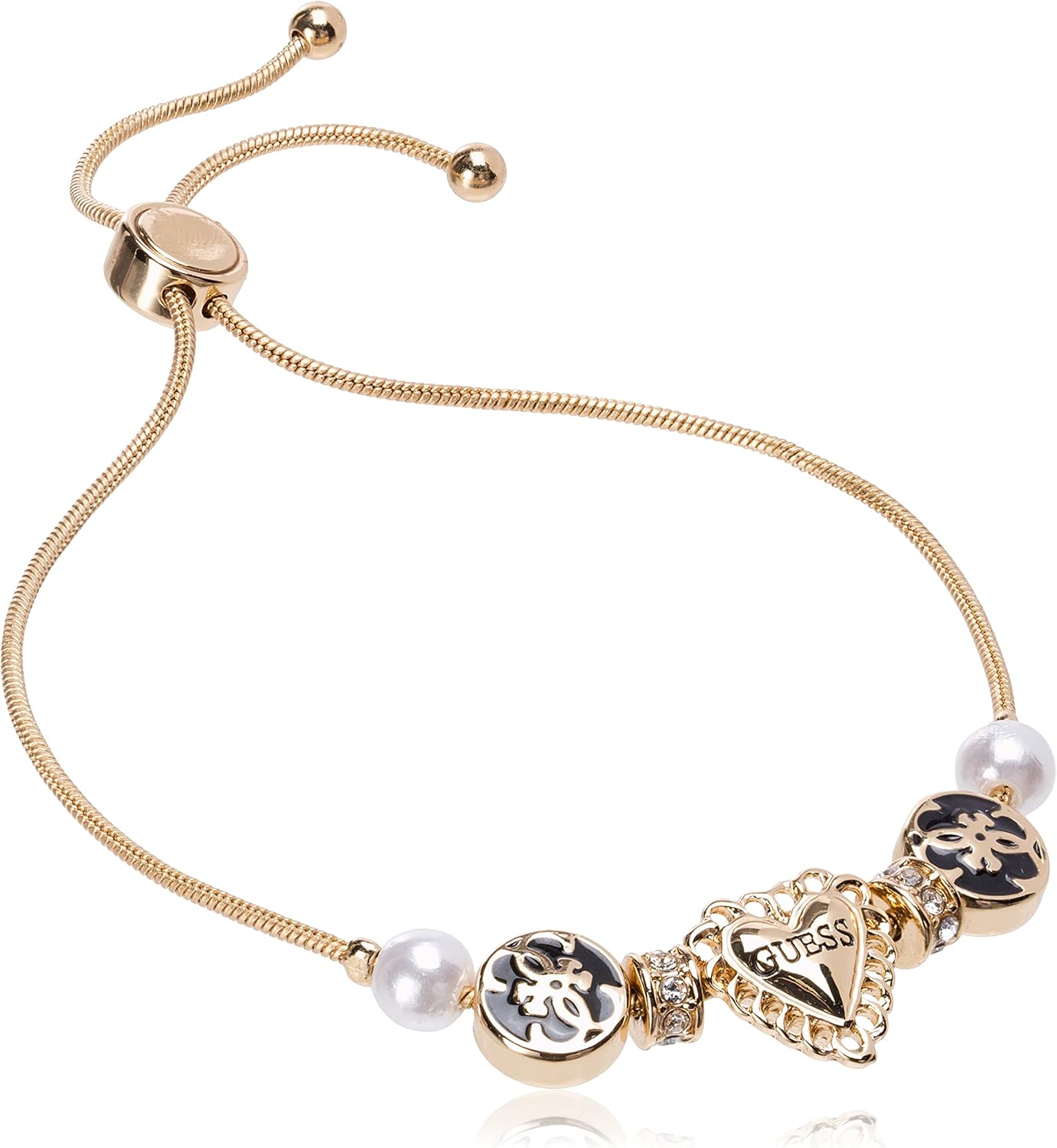 GUESS Charm Slider Bracelet: Clothing, Shoes & Jewelry
