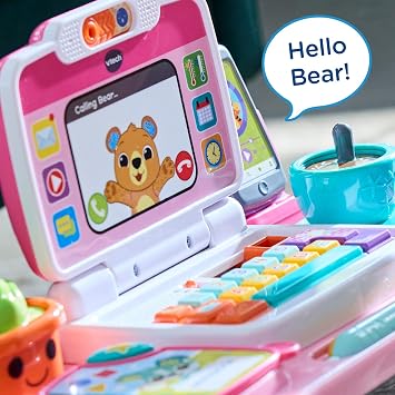 VTech Little CEO Learning Desk Toddler Activity Center, Pink