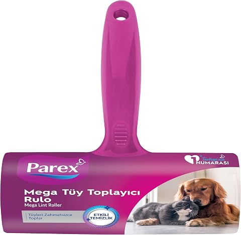 PAREX Mega Süper Yapışkanlı Tüy Toplama Rulosu 8.5m 60 Lı