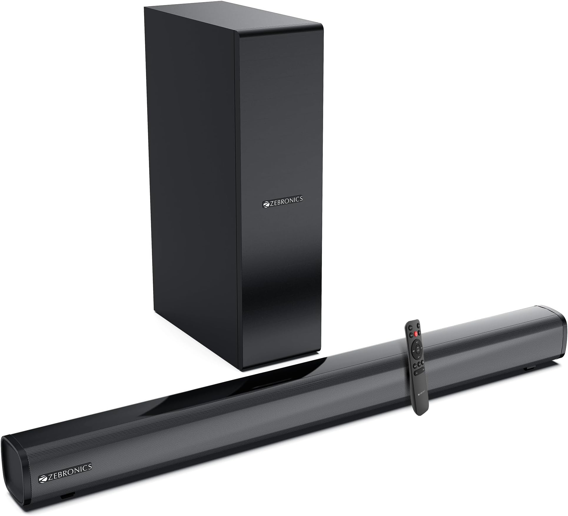 ZEBRONICS Juke BAR 3903 Soundbar, 80 Watts, Virtual 5.1 Surround, Dual Driver Soundbar, 4.5" Subwoofer, Bluetooth v5.1 | HDMI (ARC) | USB | AUX, Wall Mountable