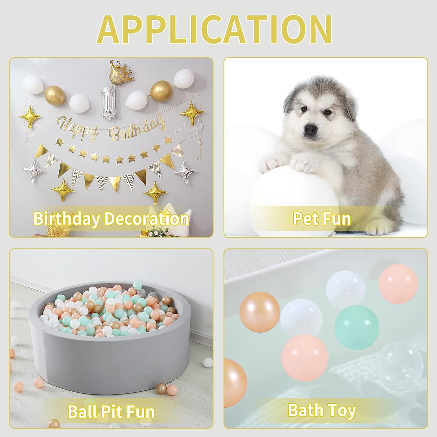 dog safe ball pit balls