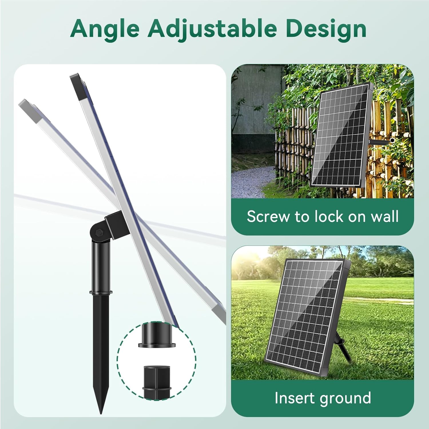 Antfraer 25W Solar Pond Pump, 320GPH Adjustable Flow Solar Fountain Pump with 7 Spray Modes, 16.5FT Cord & 6.6FT PVC Tubing for Fish Ponds, Garden Waterfalls, Hydroponics & DIY Water Features