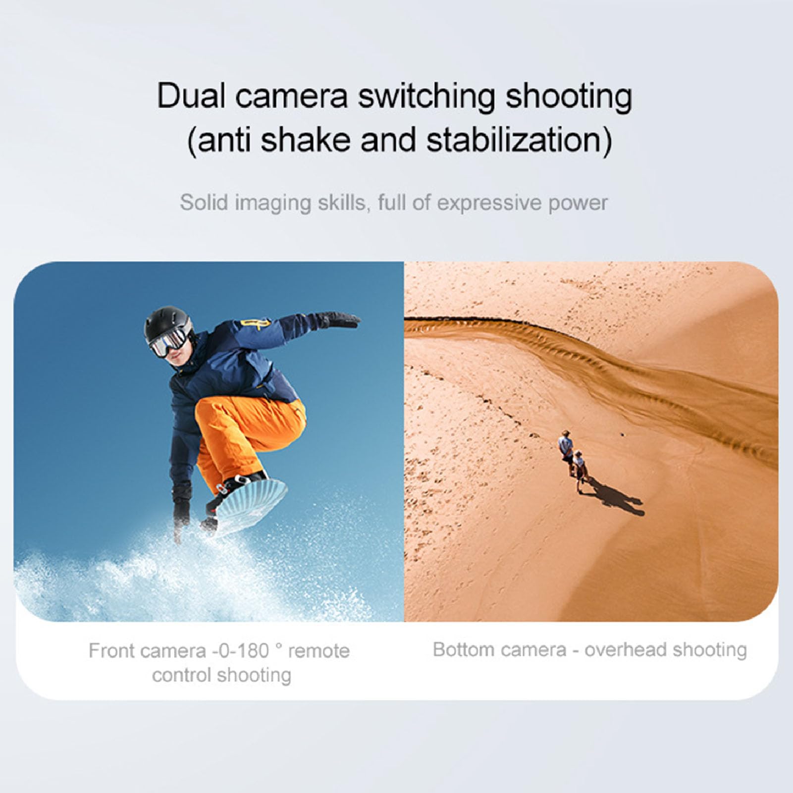 Asixxsix GPS-Drohne mit EIS 4K-Kamera, RC-Quadcopter mit Bürstenlosem Motor, Automatische Rückkehr, HD-Bildübertragung, Dual-Kamera-Umschaltung mit LCD-Bild (2 Batterie)