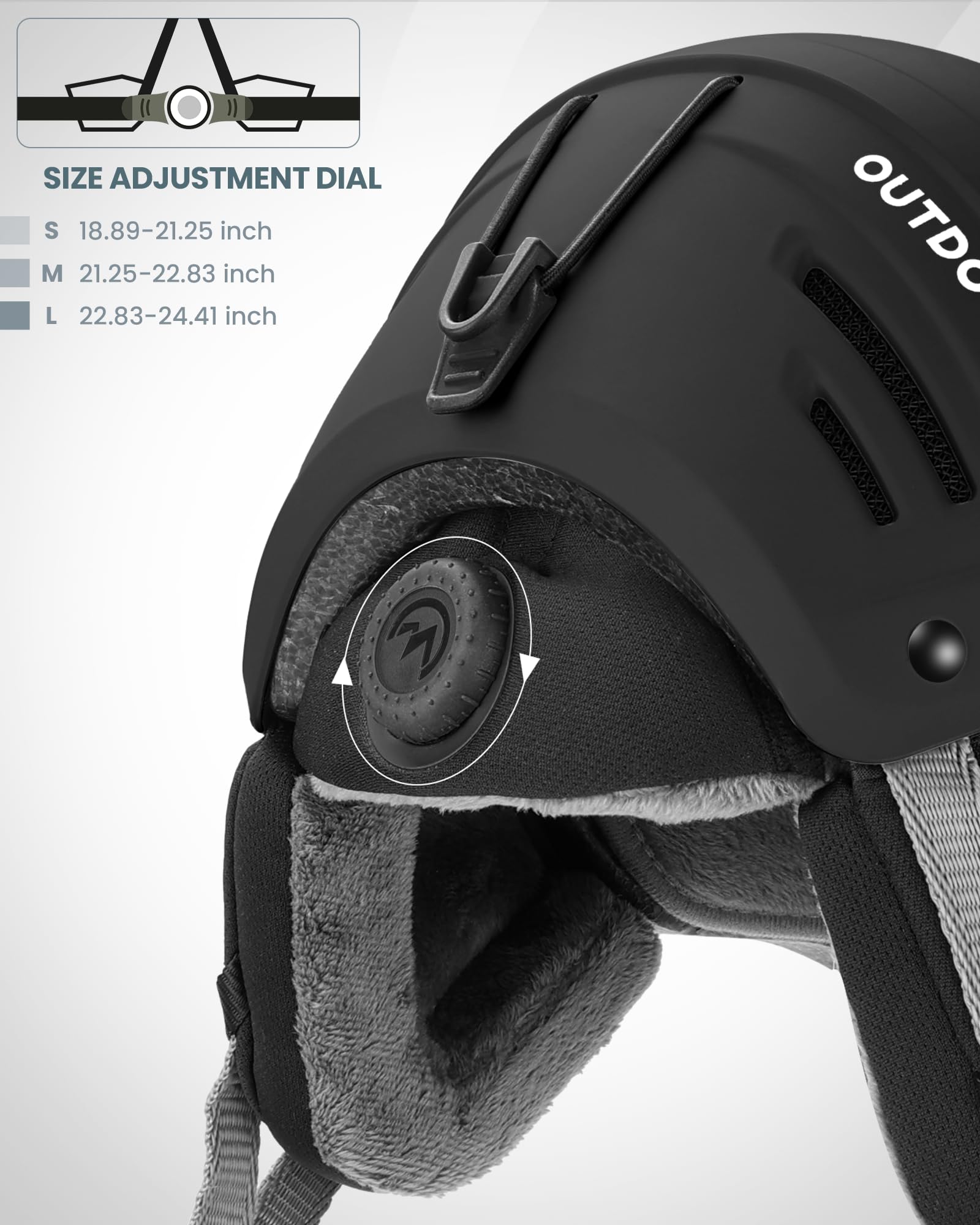 OutdoorMaster MIPS Skihelm - Kelvin II MIPS Snow Sport Helm Snowboard Helm für Männer Frauen & Jugend
