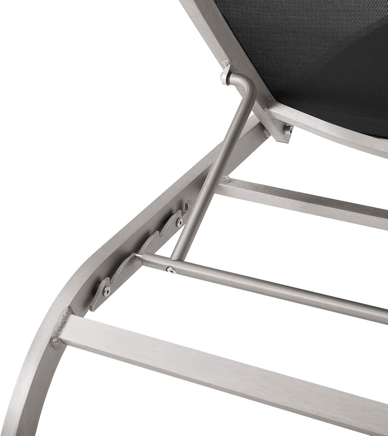 Modway EEI-4005-BLK Savannah Chaise Set, Two Lounge Chair, Black