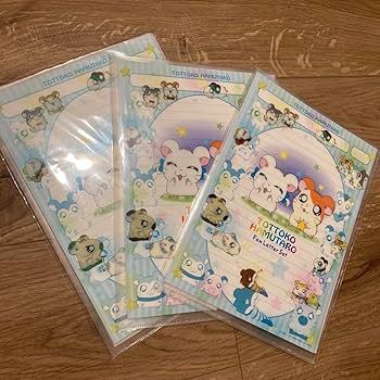 【新品未開封】ハムちゃんだんご他　よくばりレターセット　平成レトロ　サンエックス Amazon.co.jp: コットンハムちゃん 平成レトロ レターセット