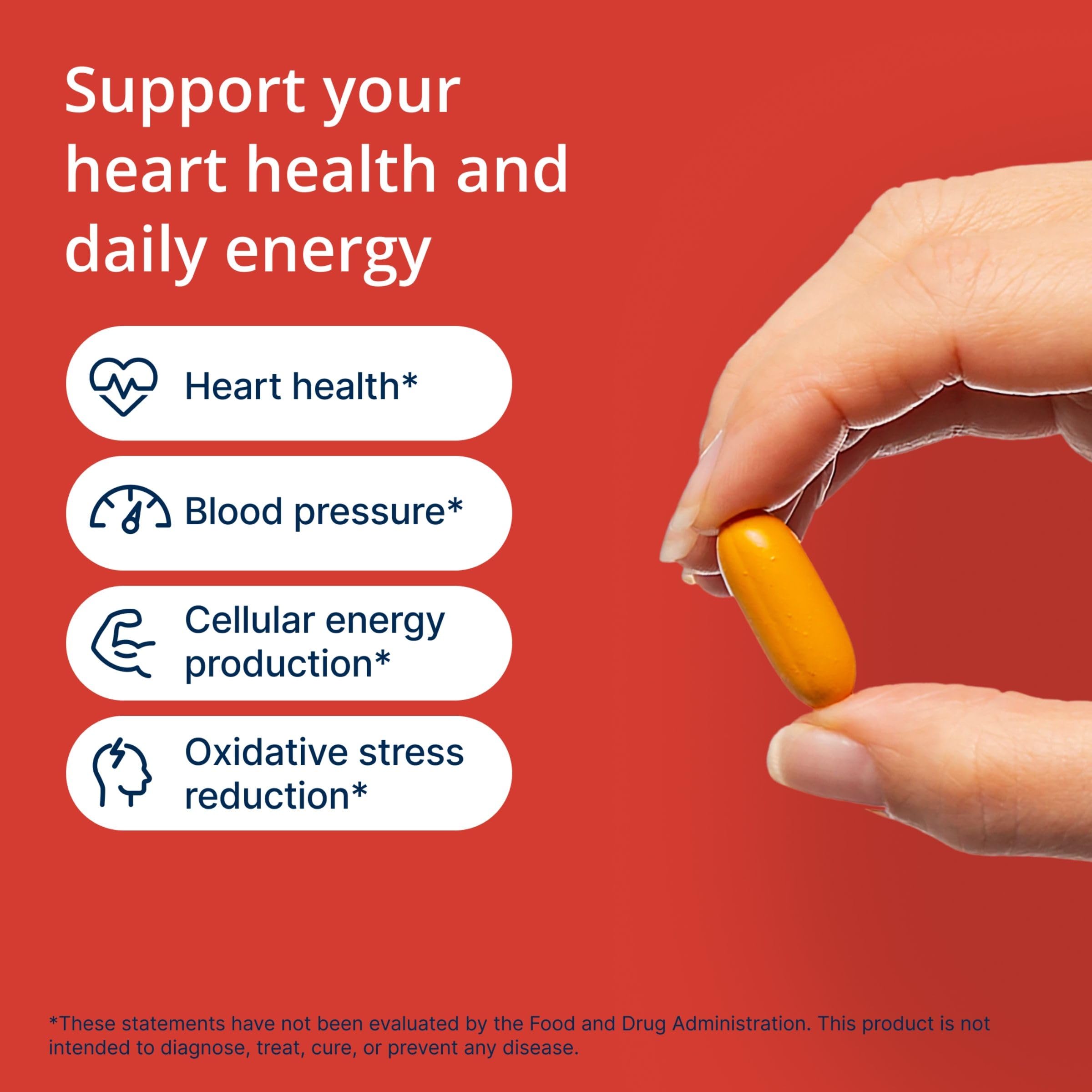 Metagenics CoQ10 ST-200, 200 mg Ubiquinone, Heart Support, 60 Softgels — Amazon image 3
