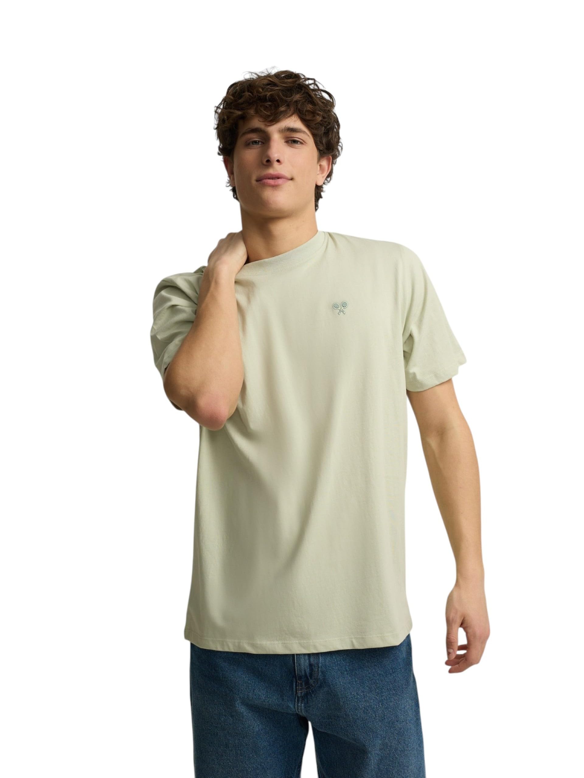 SILBON Apres Tennis T-Shirt, Light Green, XXL/3XL