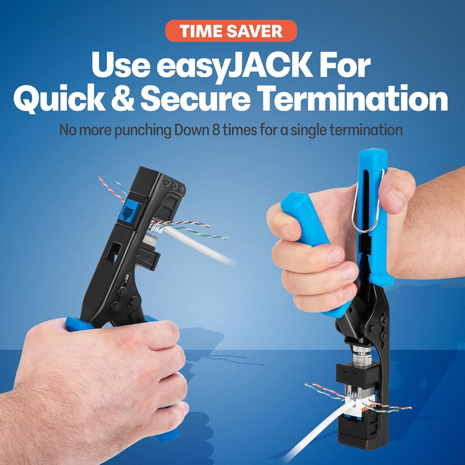 Outils Keystone Pour Terminaison De Vitesse CoudéE, Pince à Sertir Rj45 Outil De PoinçOnnage Keystone Jack 90°/180 °, Outil De Terminaison De Vitesse Coudé Pour Modules RéSeau Cat5 Cat6