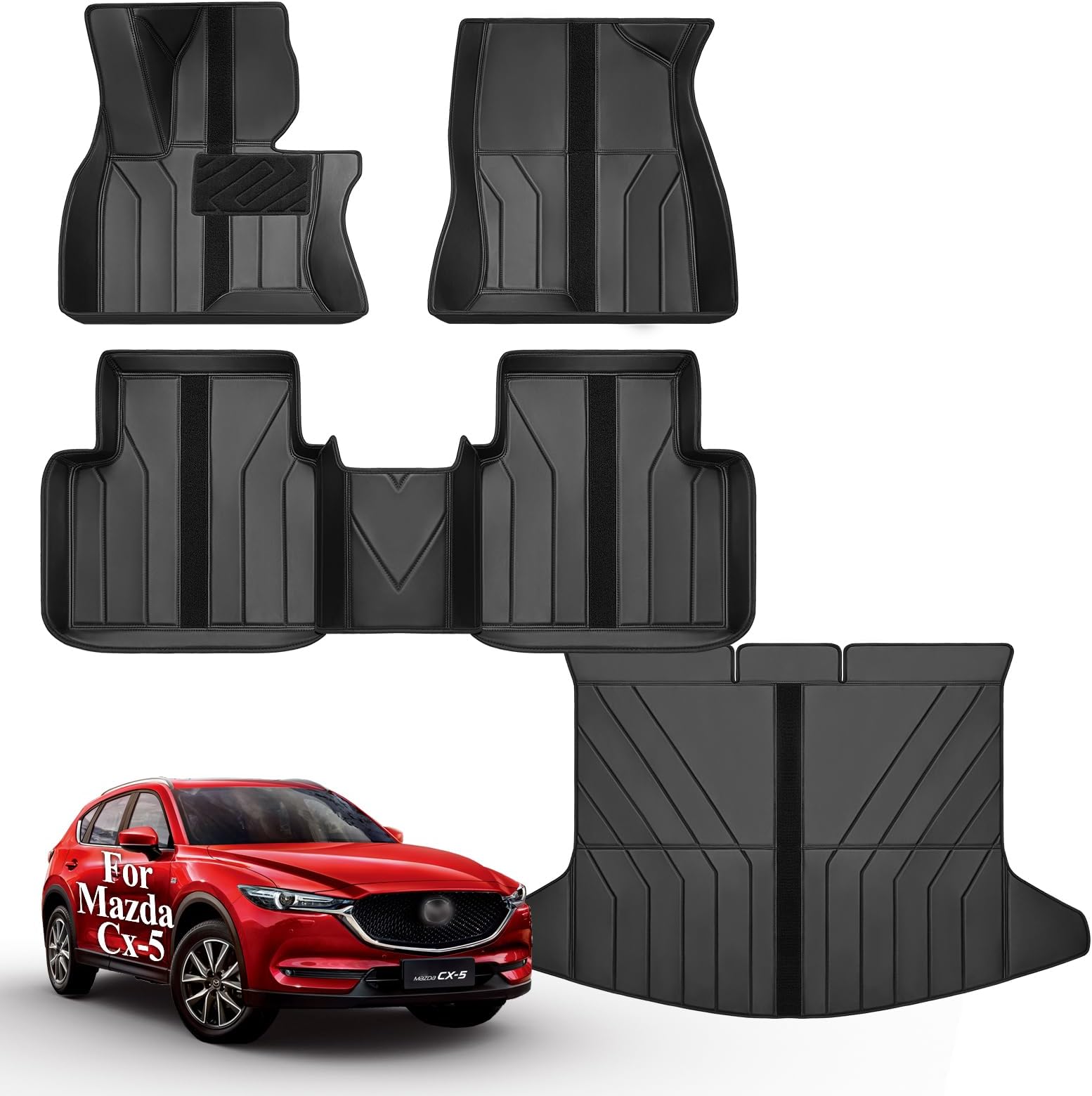 Kingmise Floor Mats for BMW 3 Series 20132018,All Weather
