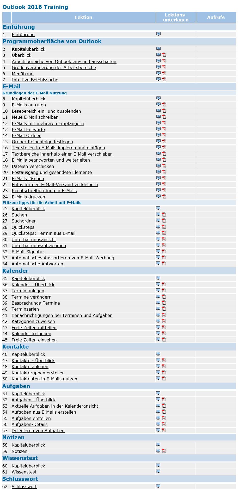 Outlook 2016 Training - In 8 Stunden Outlook sicher anwenden | Einsteiger und Auffrischer lernen mit diesem Kurs Schritt für Schritt die sichere Anwendung von Outlook [1 Nutzer-Lizenz]