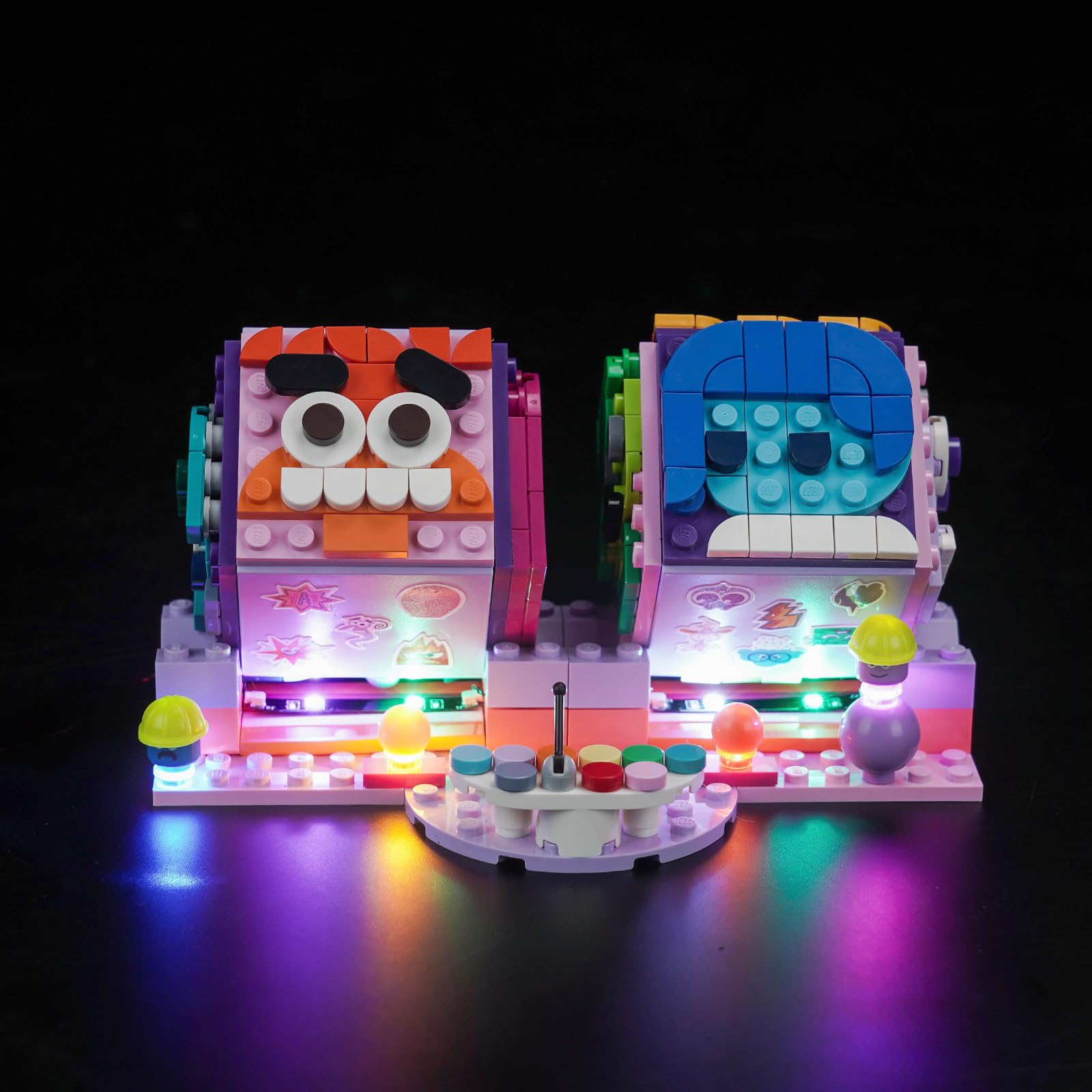 Kit de iluminación LED decorativo para Lego Disney 43248 Inside Out 2 Mood cubos de ambiente de Pixar (modelo Lego no incluido), juguetes creativos - 1