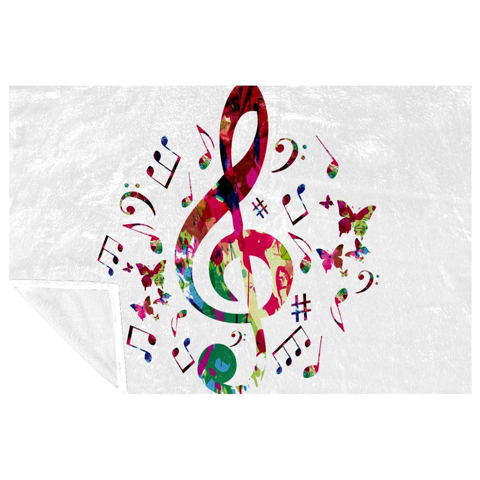 Couverture notes de musique chaude contre les soirées fraîches