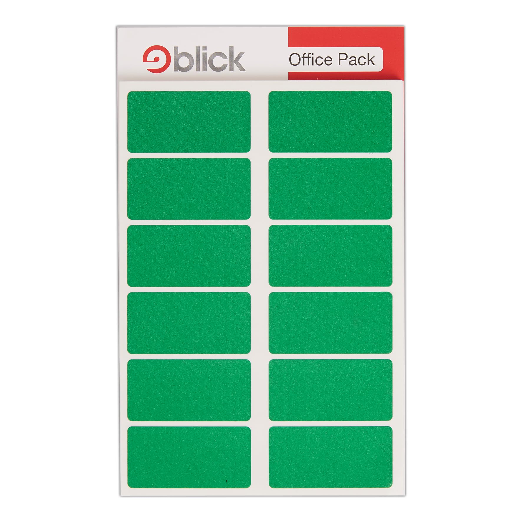 Blick Labels in Office Packs 25mmx50mm Green (320 Pack)