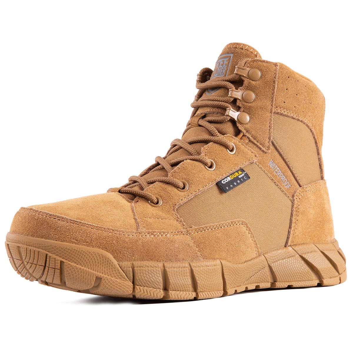 FREE SOLDIERMen's Hunting Boots Tactical Combat Military High Top Boots for All Terrain for Hiking, Work