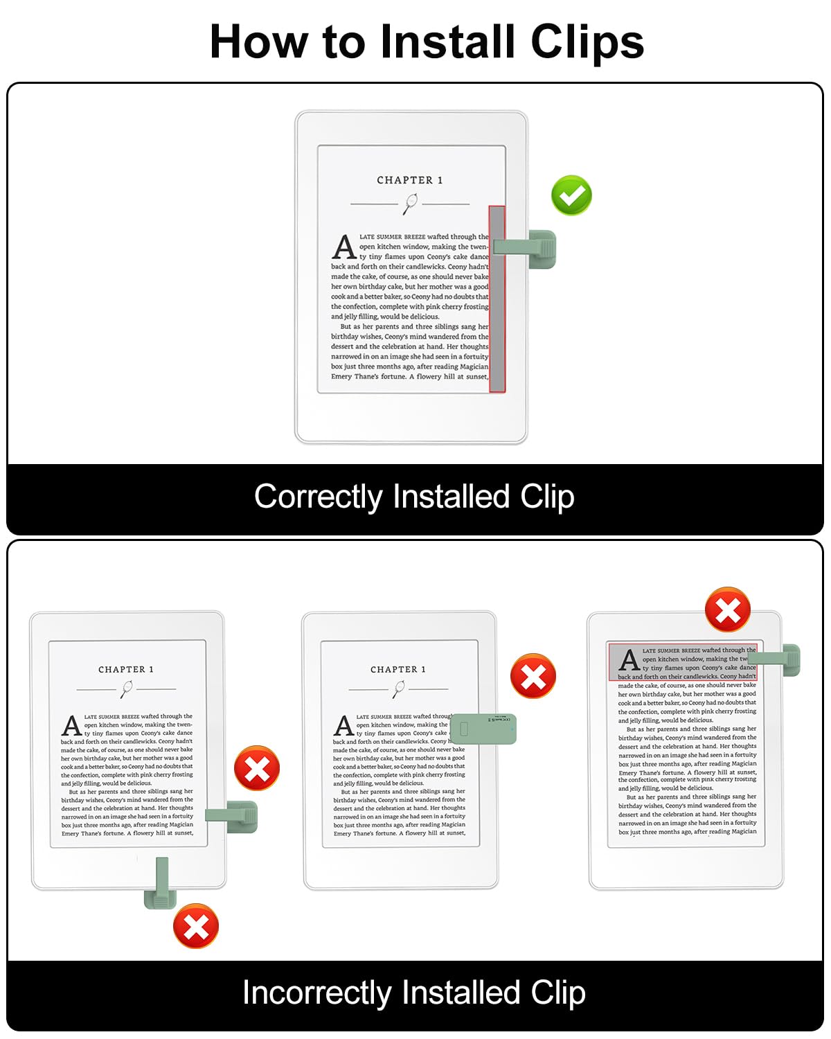 Remote Page Turner for Kindle Paperwhite Scribe Accessories | Seitenwender Clicker für iPad, Tablets, zum Lesen von Romanen, Telefonkamera, Videoaufnahmen, Fernbedienung, Grün