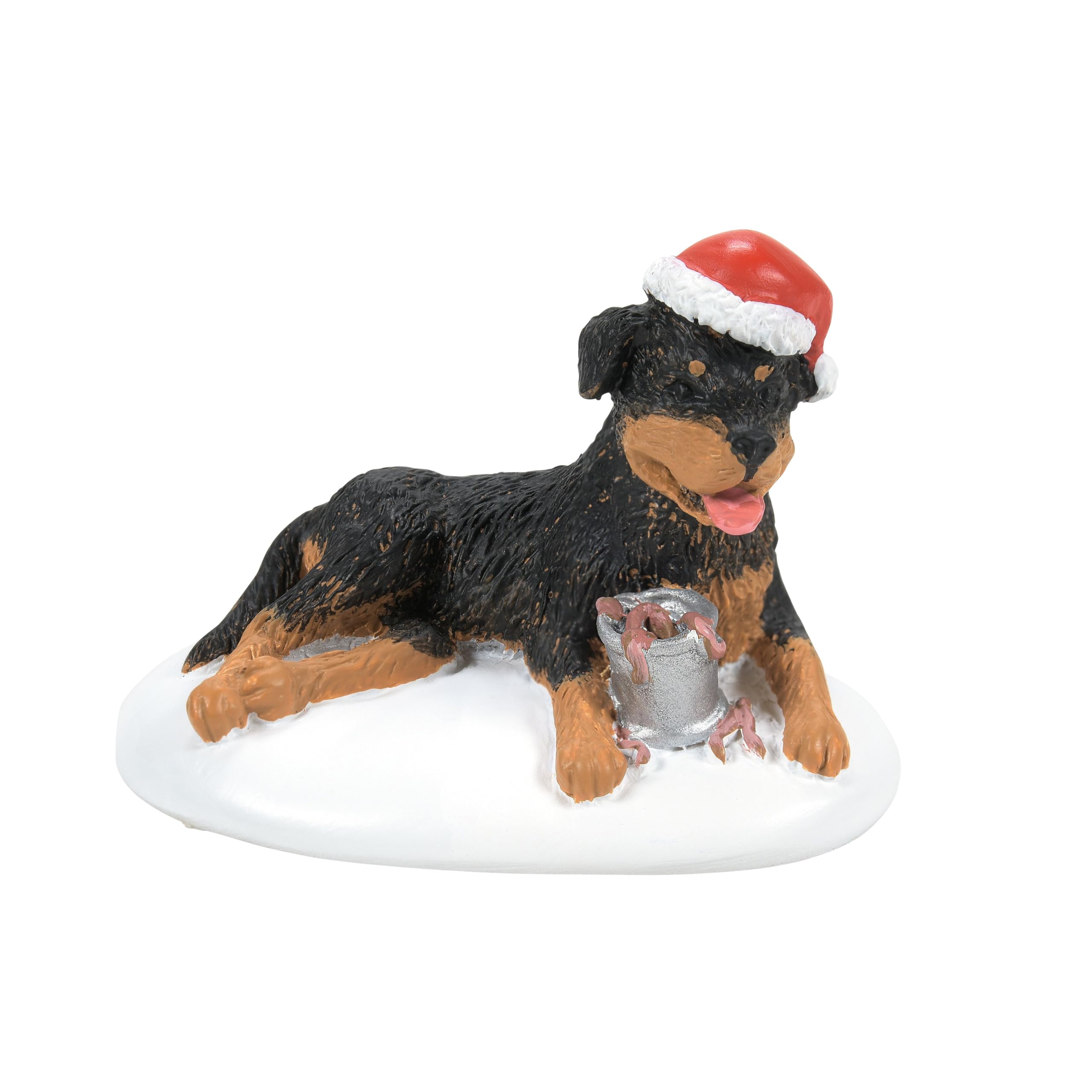 Department 56 Original Snow Village National Lampoon's Christmas Vacation A Gift for Snots the Dog Figurine, 1.25 Inch, Multicolor