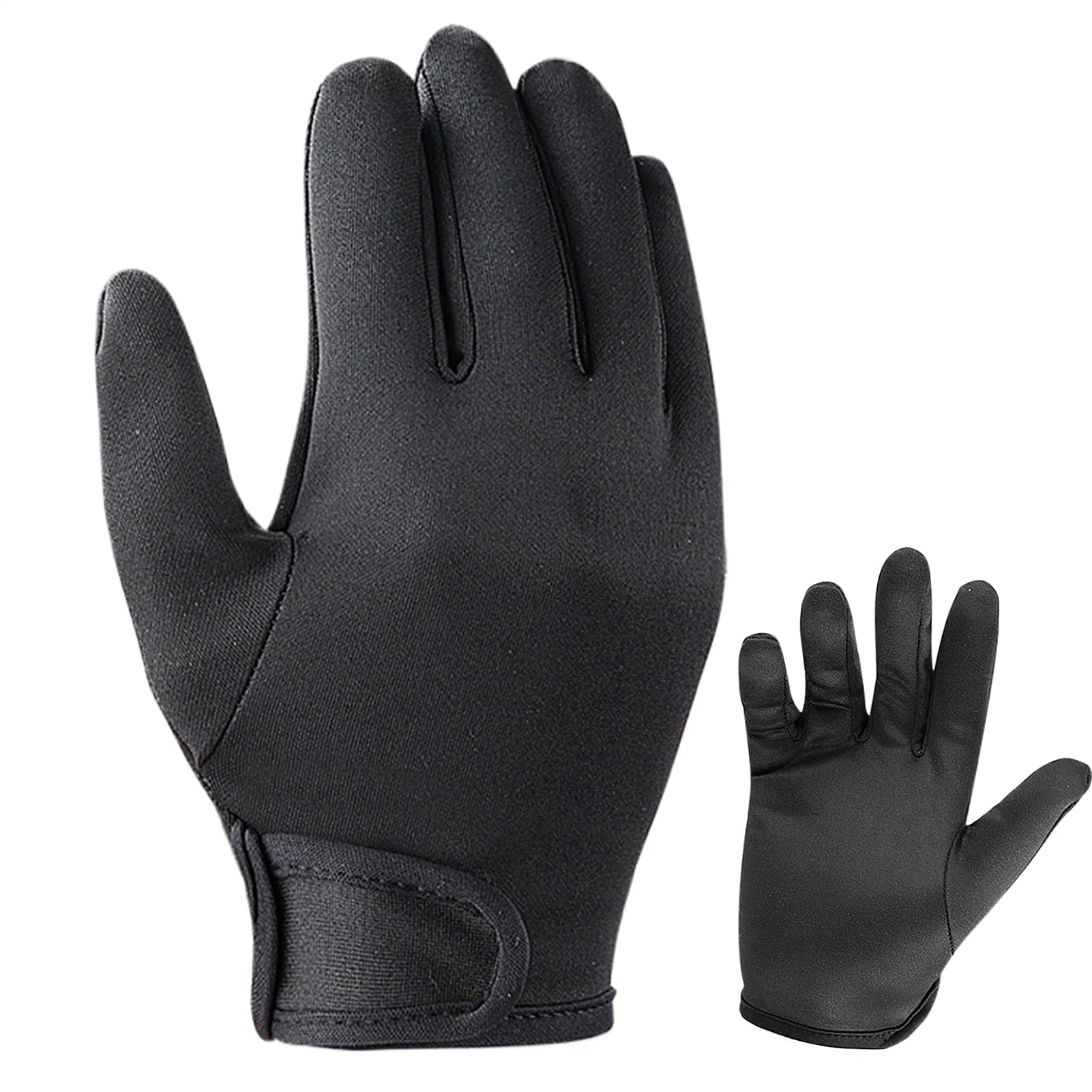 Générique Gants résistants à la Chaleur - 5 Doigts Gants de Chaleur de Main Professionnels, réutilisable de Chaleur Coiffure, de Style Anti-brûlures pour Salon de Coiffure et Maison