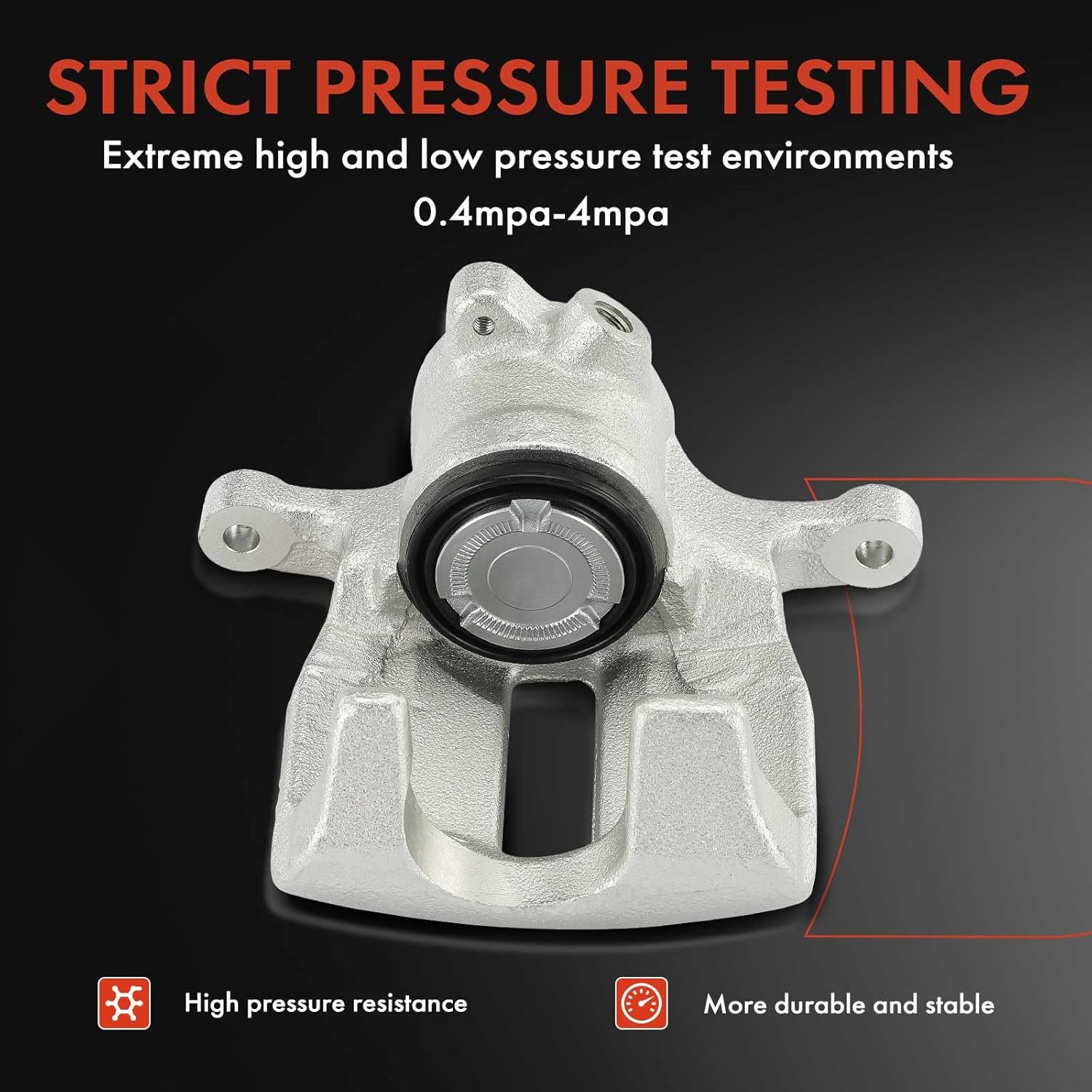 A-Premium Disc Brake Calipers Assembly Without Bracket Compatible with Audi A6 A6 Quattro 2012-2018, A7 Quattro 2012-2014/2016-2018, S6 2013-2018, S7 2013-2014/2016-2018 - Rear Side, 2-PC Set