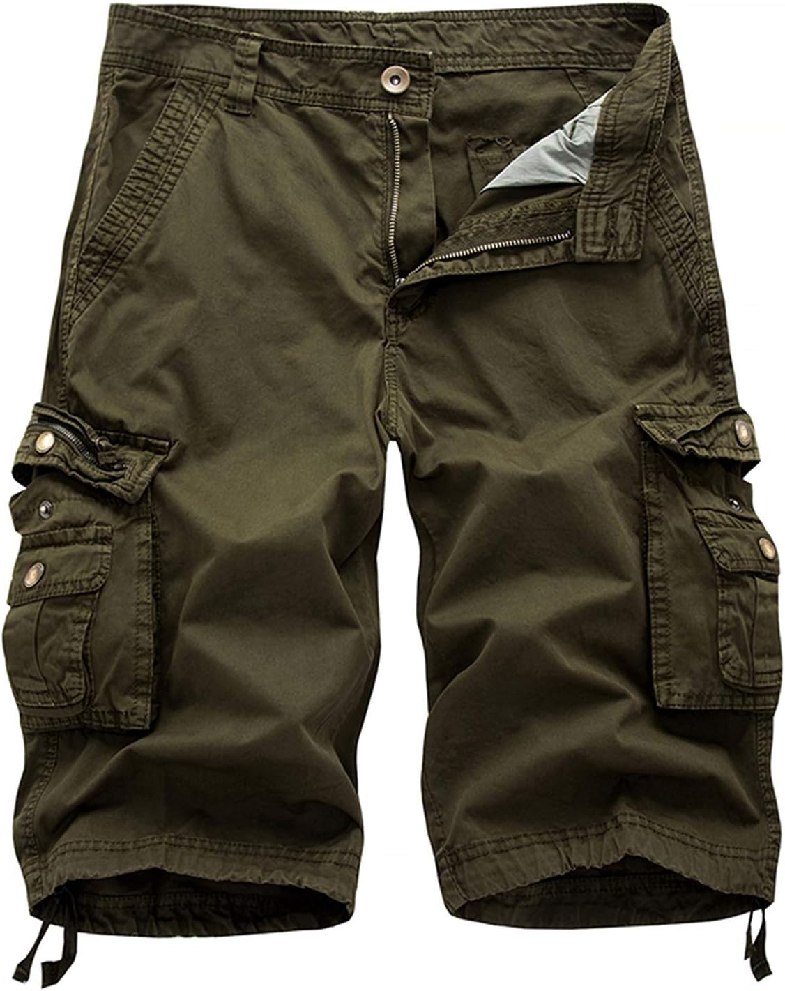 Hakjay Army Green Big and Tall Mens Cargo Shorts Size 38
