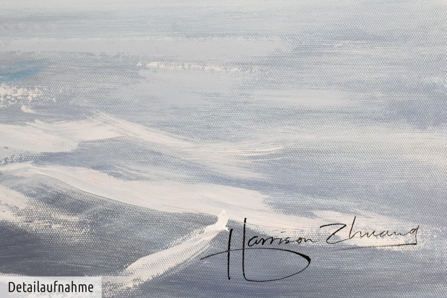 KunstLoft Tableau peinture moderne | 100% PEINT À LA MAIN | 150x50cm | Peinture sur toile 'Phare en vue' | Phare | Bleu Blanc | Deco murale salon