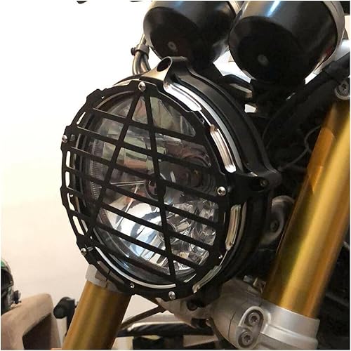 Miniatura 6 de Protector de faros delanteros de motocicleta para BMW R Nine T 5 R9T Scrambler Pure 2014-2019 2020 (color  gris)