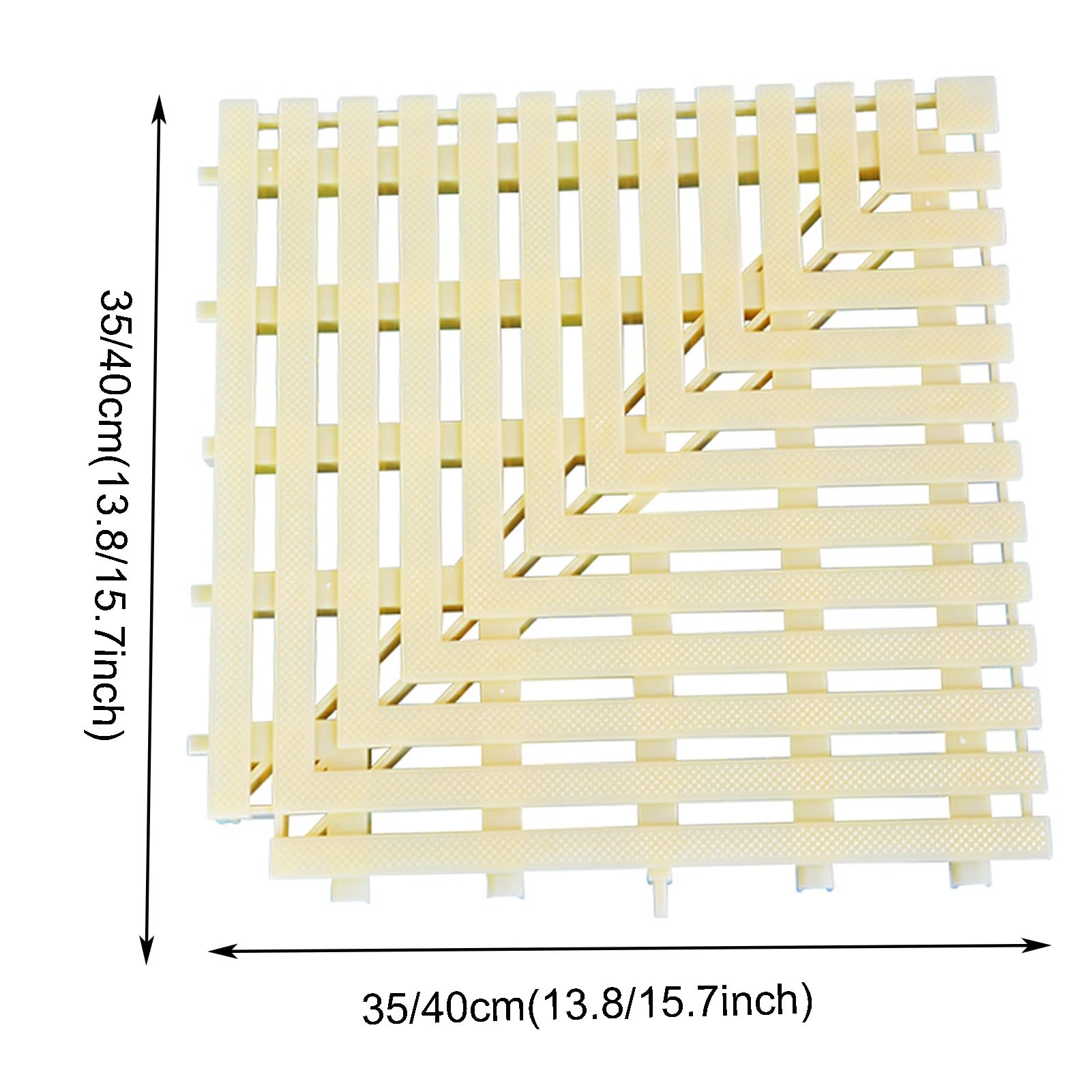 Rejilla de desagüe de rebosadero de ABS con ángulo de 90° para Piscinas, Cubierta de desagüe para terrazas, Rejilla de desagüe para duchas, Cubierta de desagüe para Carreteras, se Puede Gira
