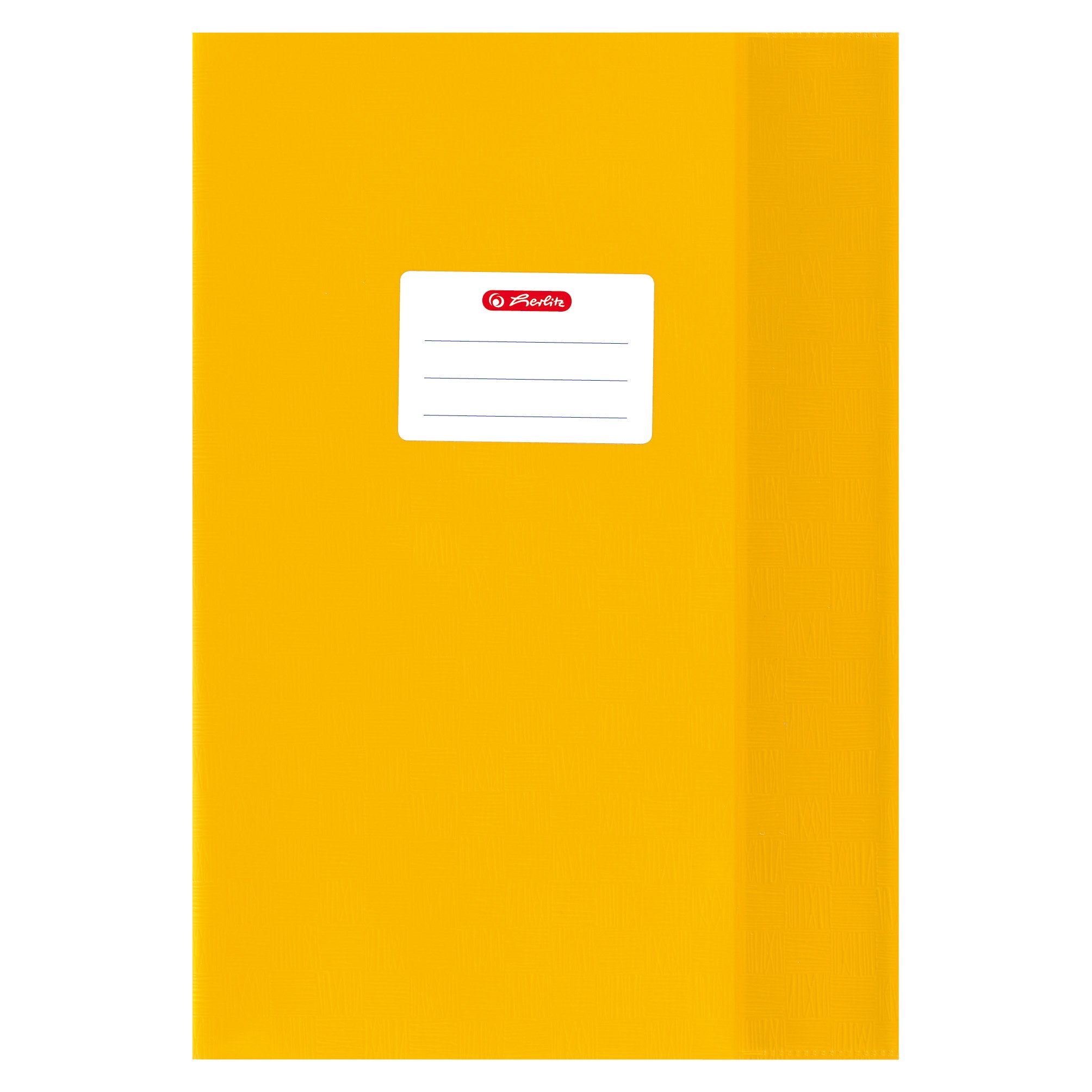 Herlitz 5204011 A4 Din Structure of Bast 100 My Exercise Book Cover - Yellow