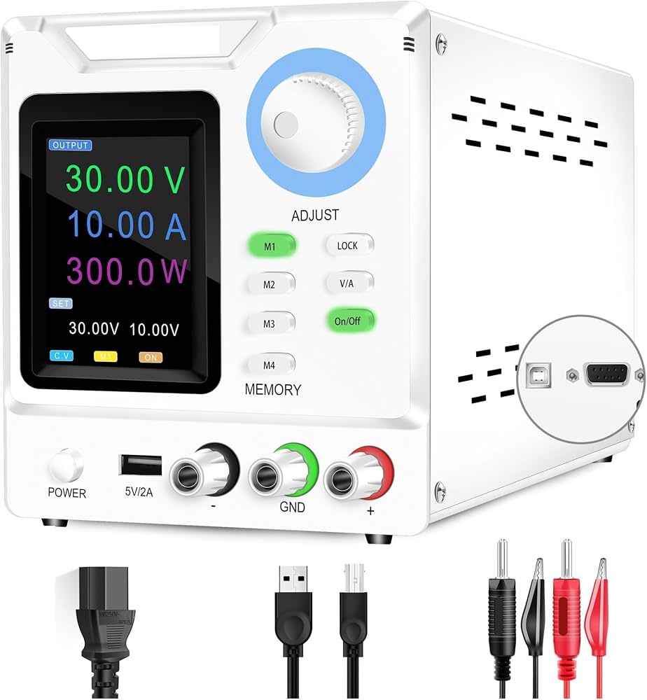 RS232 Computer Control Bench Regulated DC Lab Power Supply 30V 10V