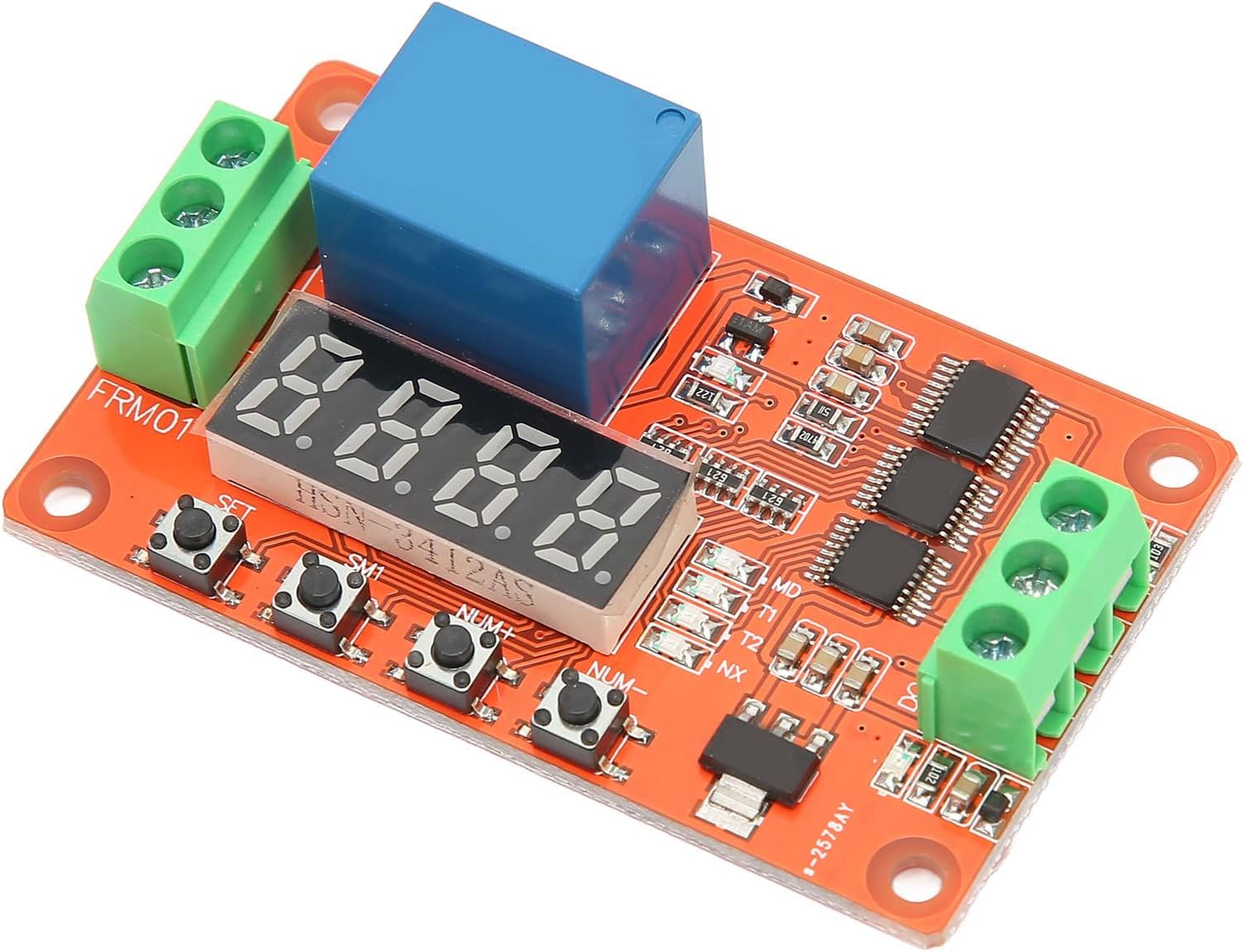 Timer Relay, Self Locking Time Delay Relay Module Power Supply Anti Reverse Connection Automatic Power Saving for Automatic Control 24V