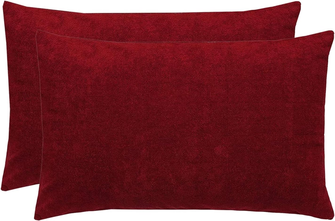 100% Water Proof & Dust Mite Soft Terry Cotton Pillow Cover with Zipper & Protector -Pillow Cover - Large Size - 20 X 30 Inch - Maroon