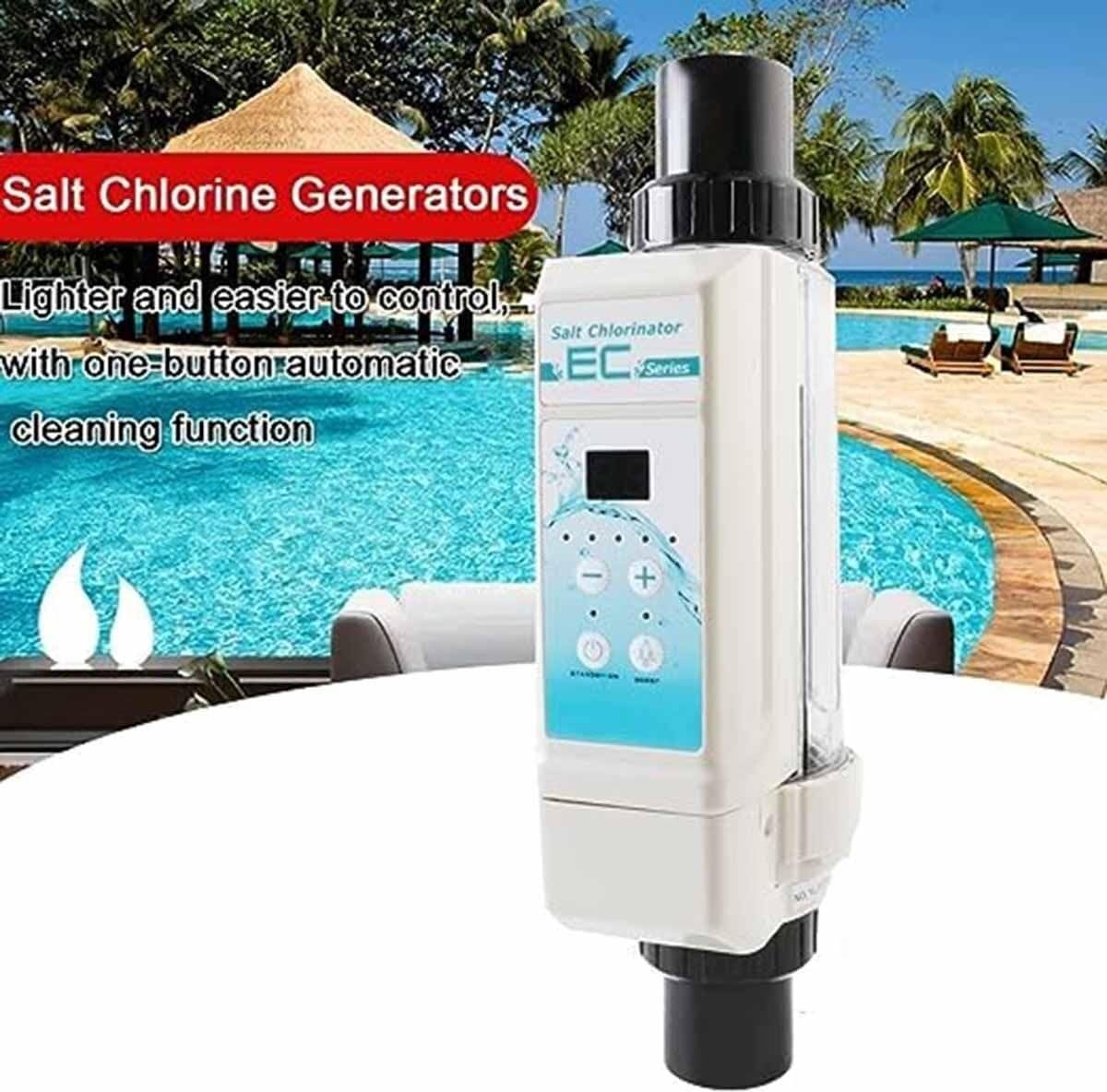 Sistema generador de Cloro, clorador de Agua Salada, Piscina con Sistema de Sal con Agua Salada para Piscina de SPA (tamaño: 20)