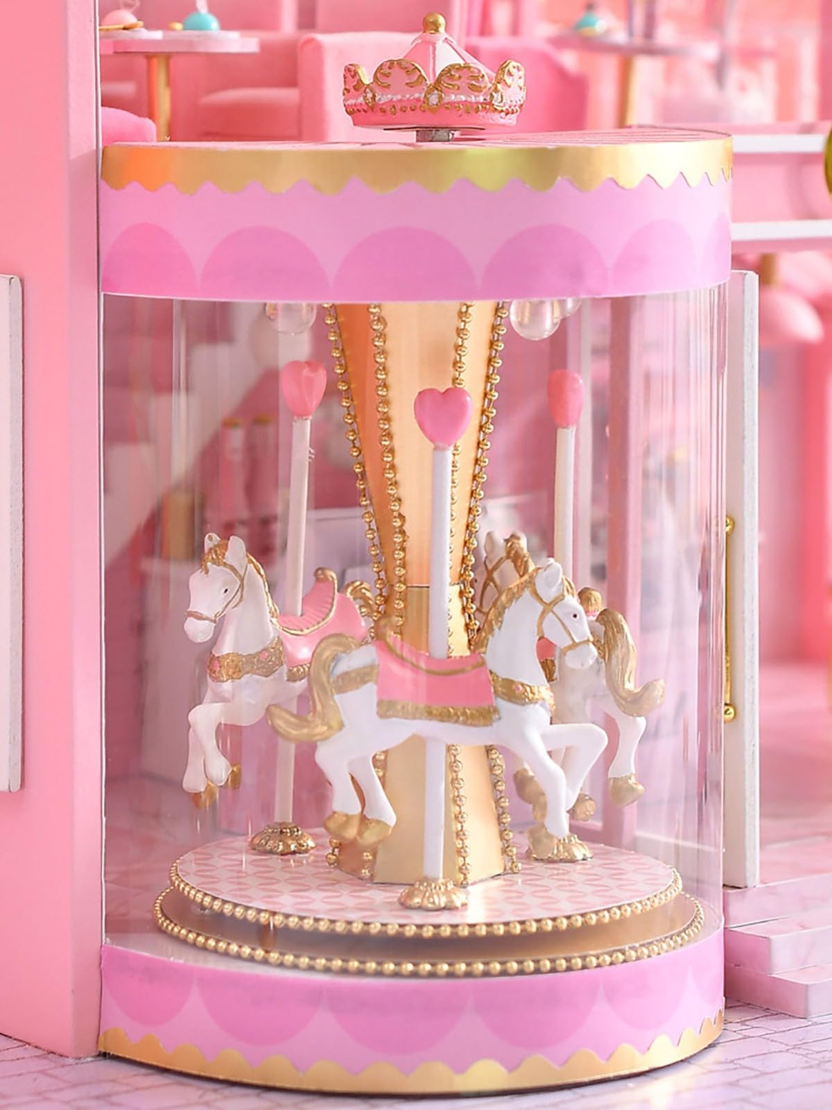 Amazon.co.jp: DIYミニチュアドールハウスキット、家具のダストカバー