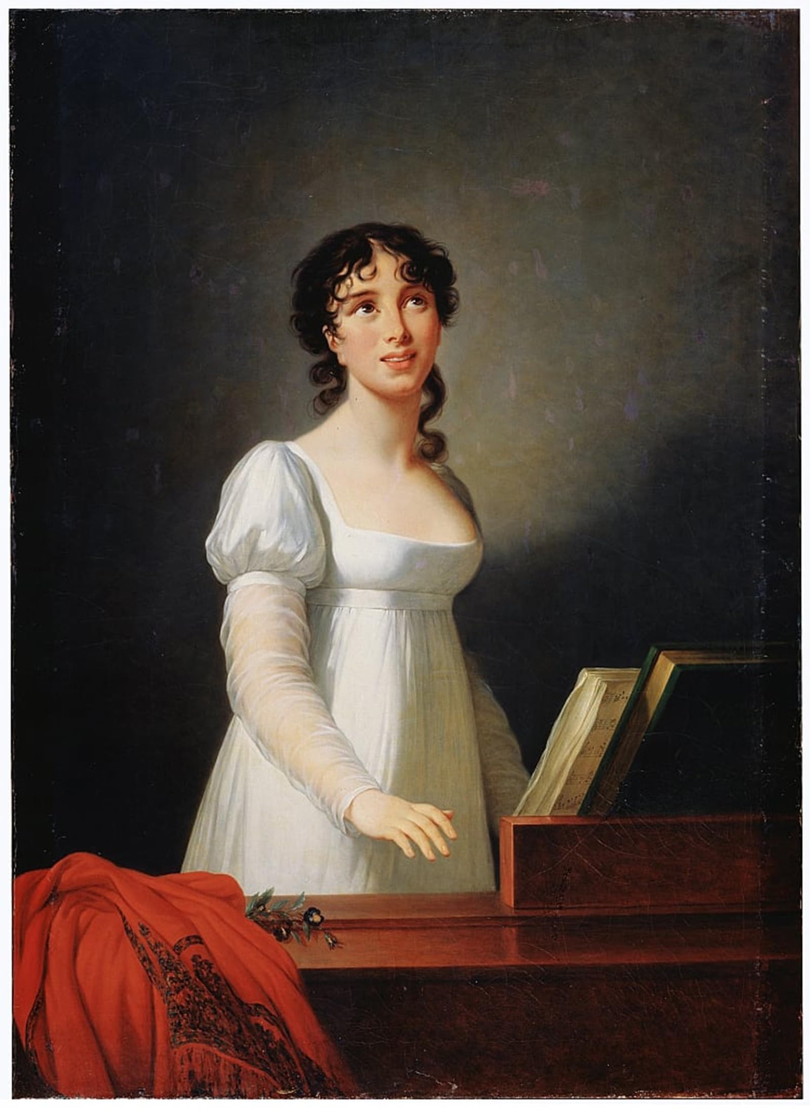 POSTERIIk Vintage Art Print Images Pictures Print Portrait of the Italian Singer Angelika Catalani by Elisabeth Louise Vigee Lebrun Modern Colour Posters for Office Home Decor 60x90cm