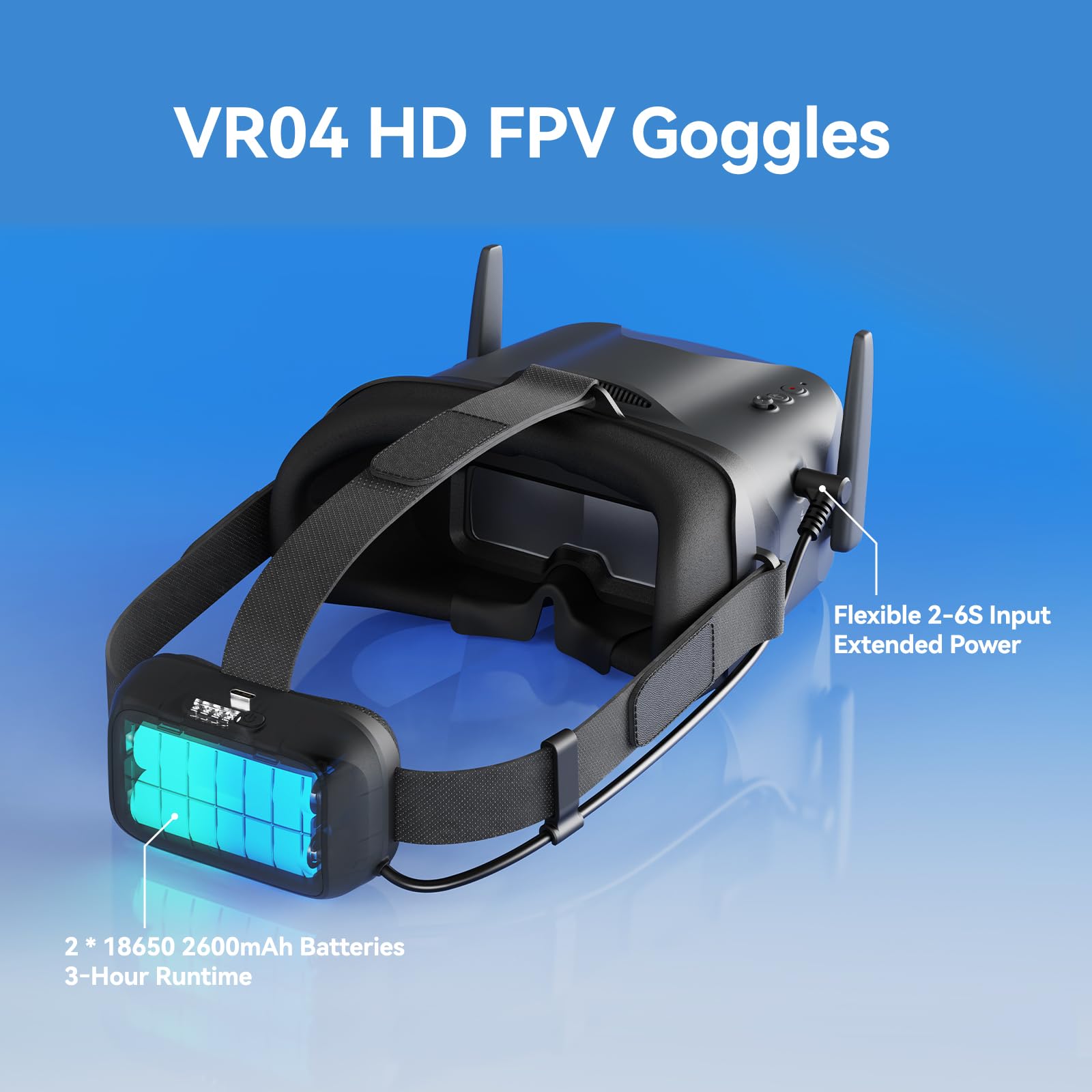 Amazon.com: BETAFPV VR04 HD FPV Goggles with 1080P Resolution, 4.5
