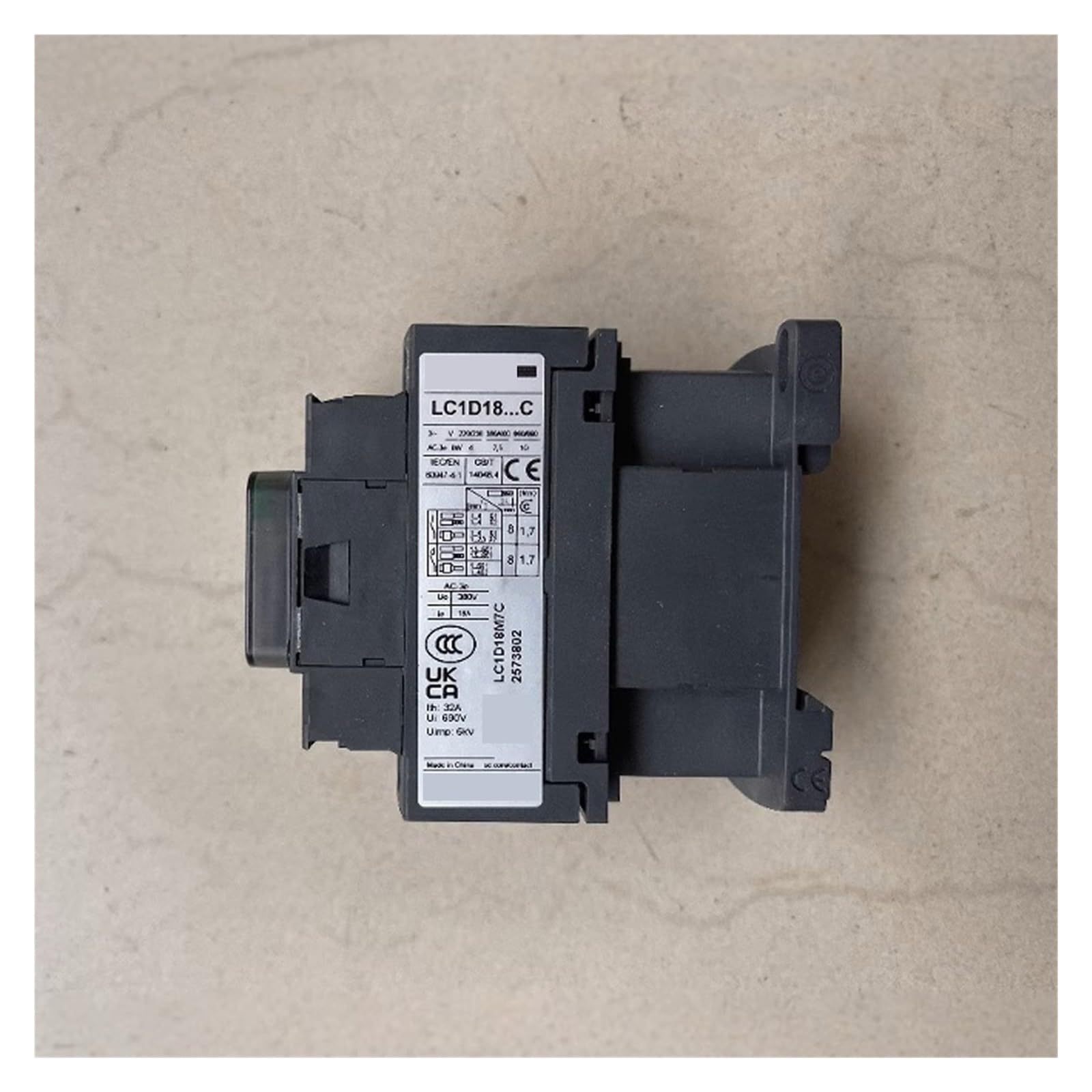 1 szt. Sterowanie elektryczne LC1D18M7C przekaźnik napięciowy 220V 380V 110V AC stycznik drzwiowy 18A LC1-D18M7C(LC1D18M7C AC220V)