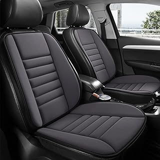 Big Ant Car Seat Cushion and Lumbar Support Cushion, Memory Foam Desk Chair Cushion Back Support for Car Seat, Travel, Office Chair, Leg and Back Pain Relief-Grey