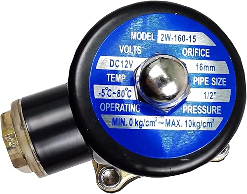 Miniatura 2 de HFS válvula solenoide eléctrica 110 vatios Ac o 12 vatios Dc para agua, aire, gas, combustibles Nc - 14, 12, 34 pulgadas, 1 pulgada NPT disponible,