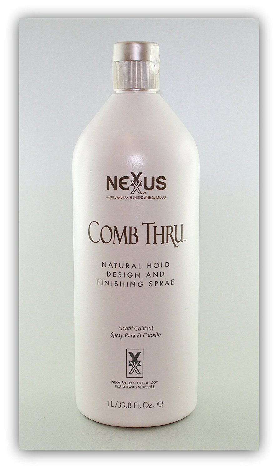 Comb Thru Natural Hold Design and Finishing Sprae (Spray) by Nexxus – 33.8 Fl Oz (Pack of 1), Model 31553