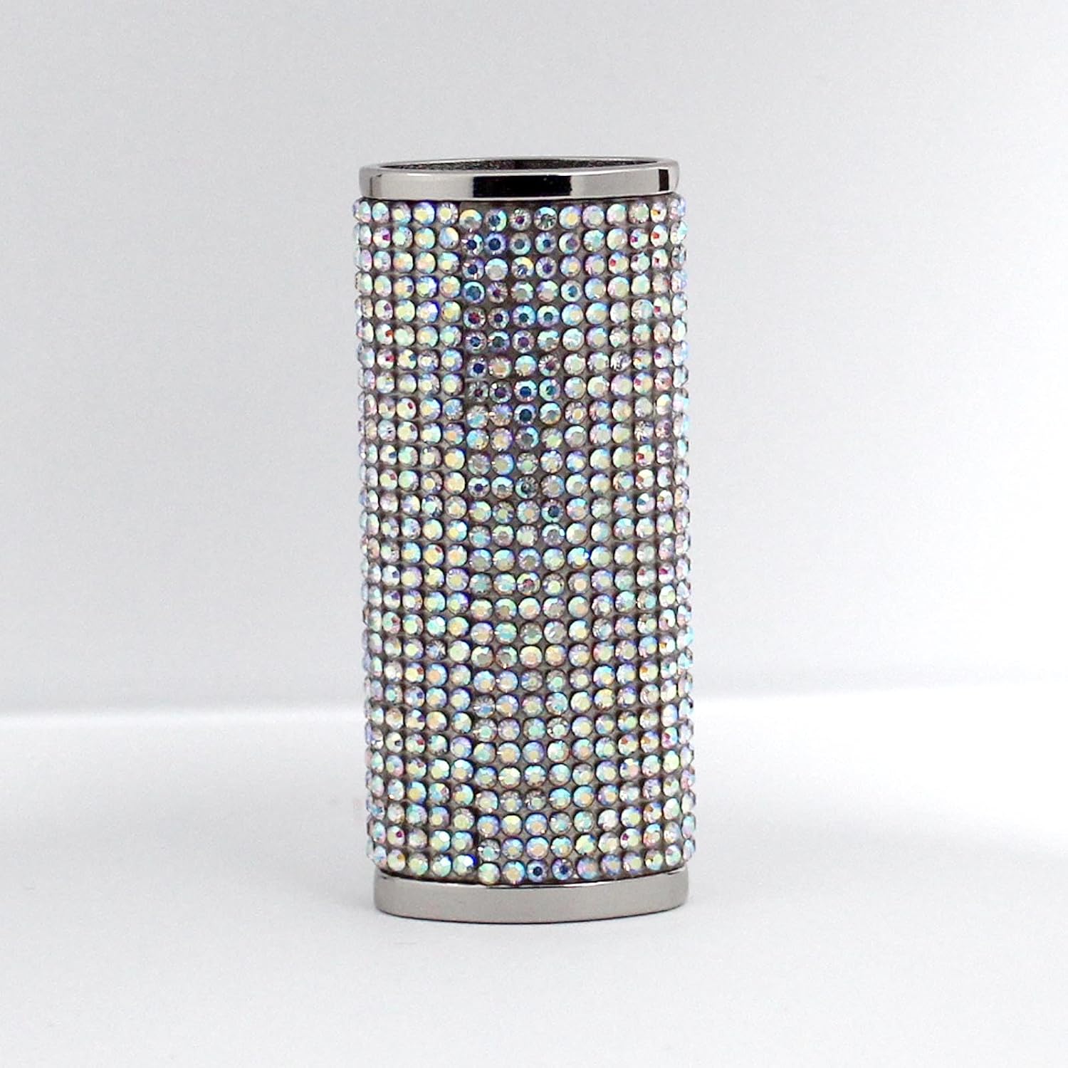 HUMWE Bling Rhinestone Crystal Lighter Case Cover Sleeve Metal Shiny Lighters Holder for Bic Full Standard Size Lighter J6 (multicolor2)