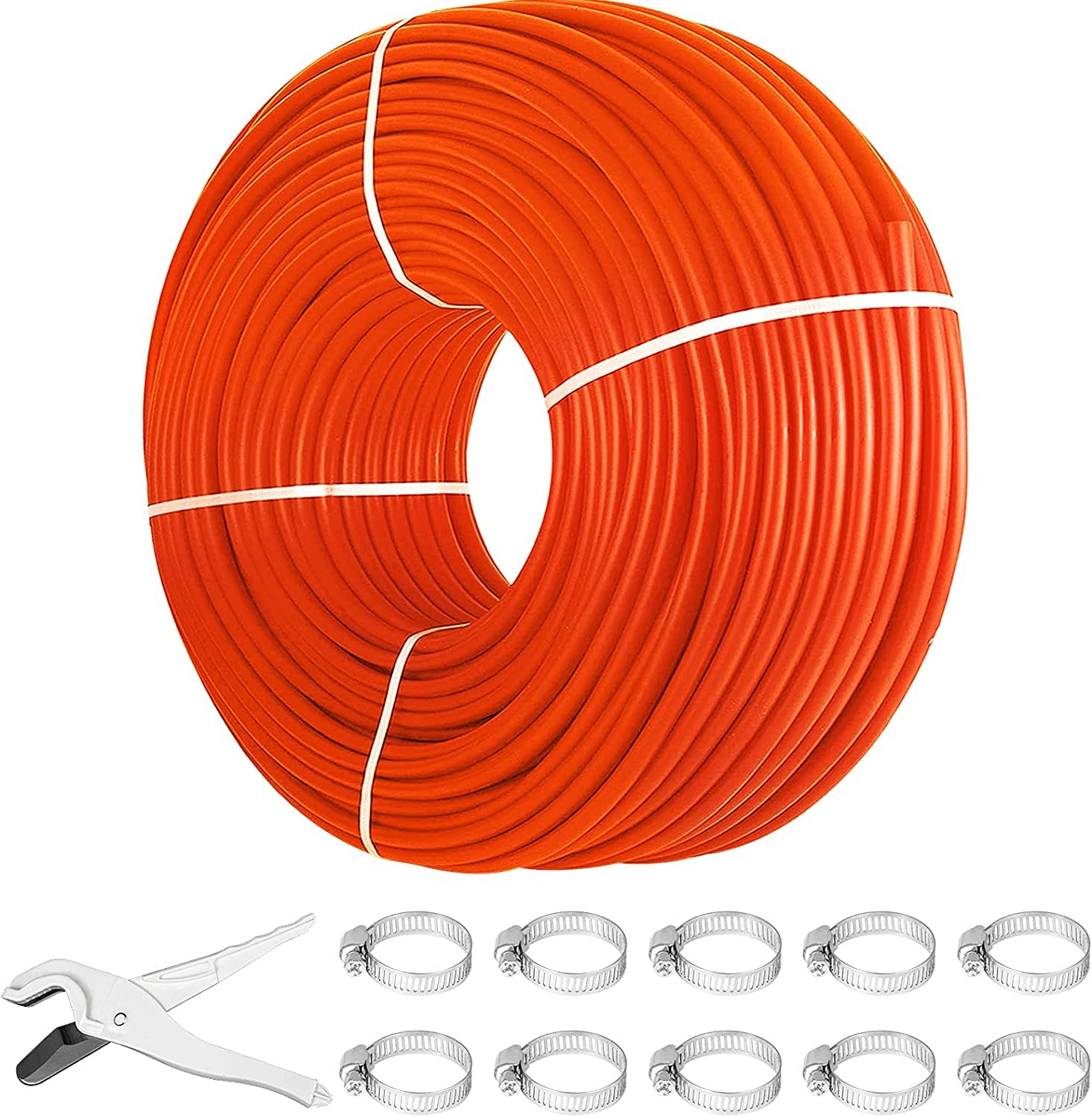 VEVOR 1000Ft PEX Tubing Pipe 1/2 PEX Tubing Oxygen Barrier Radiant Floor  PEX Pipe Radiant Heat Floor Heating Plumbing Cold and Hot Water Tubing :  Amazon.ca: Tools u0026 Home Improvement