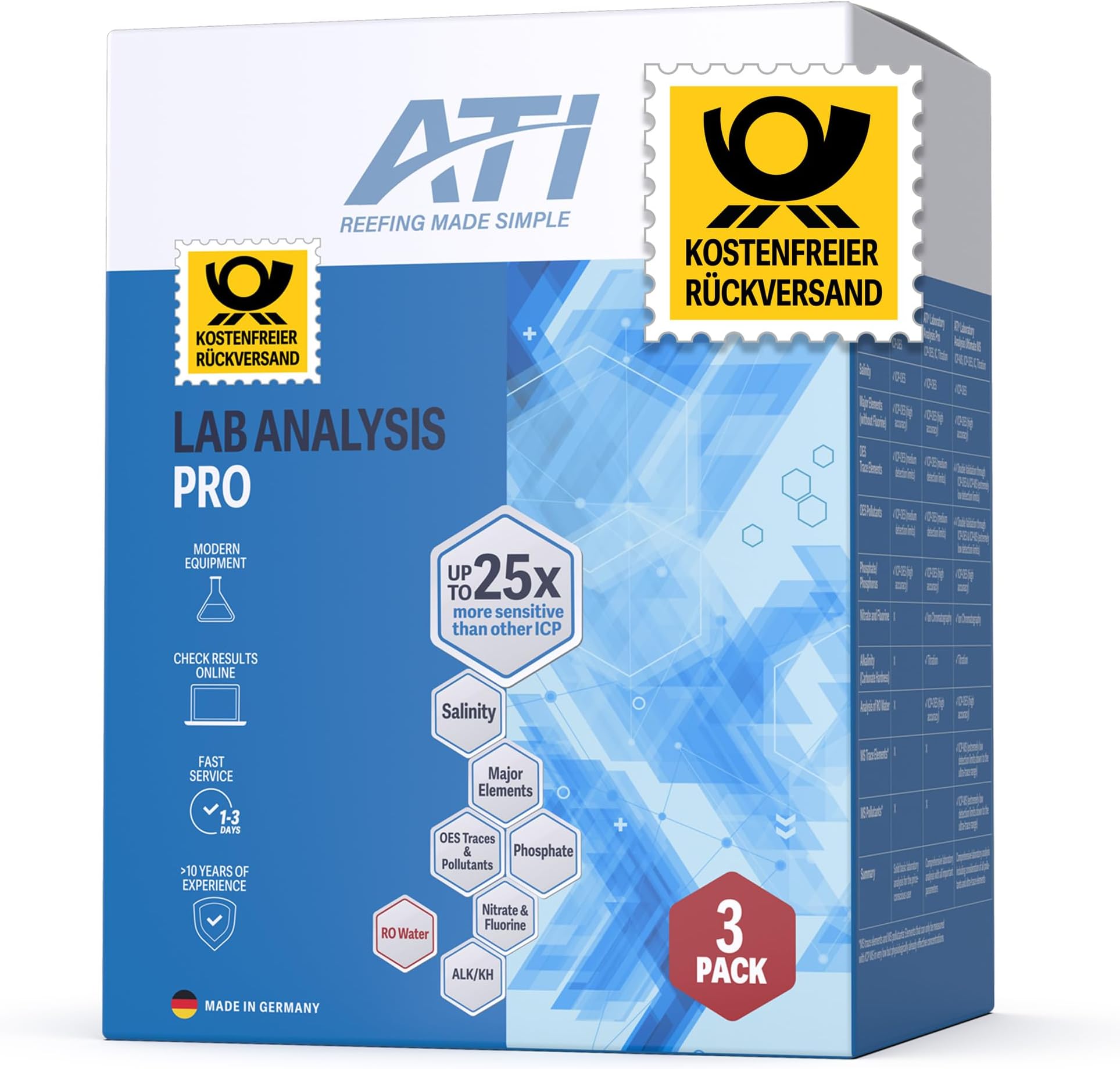 ATI ICP-OES Water Analysis Set of 3