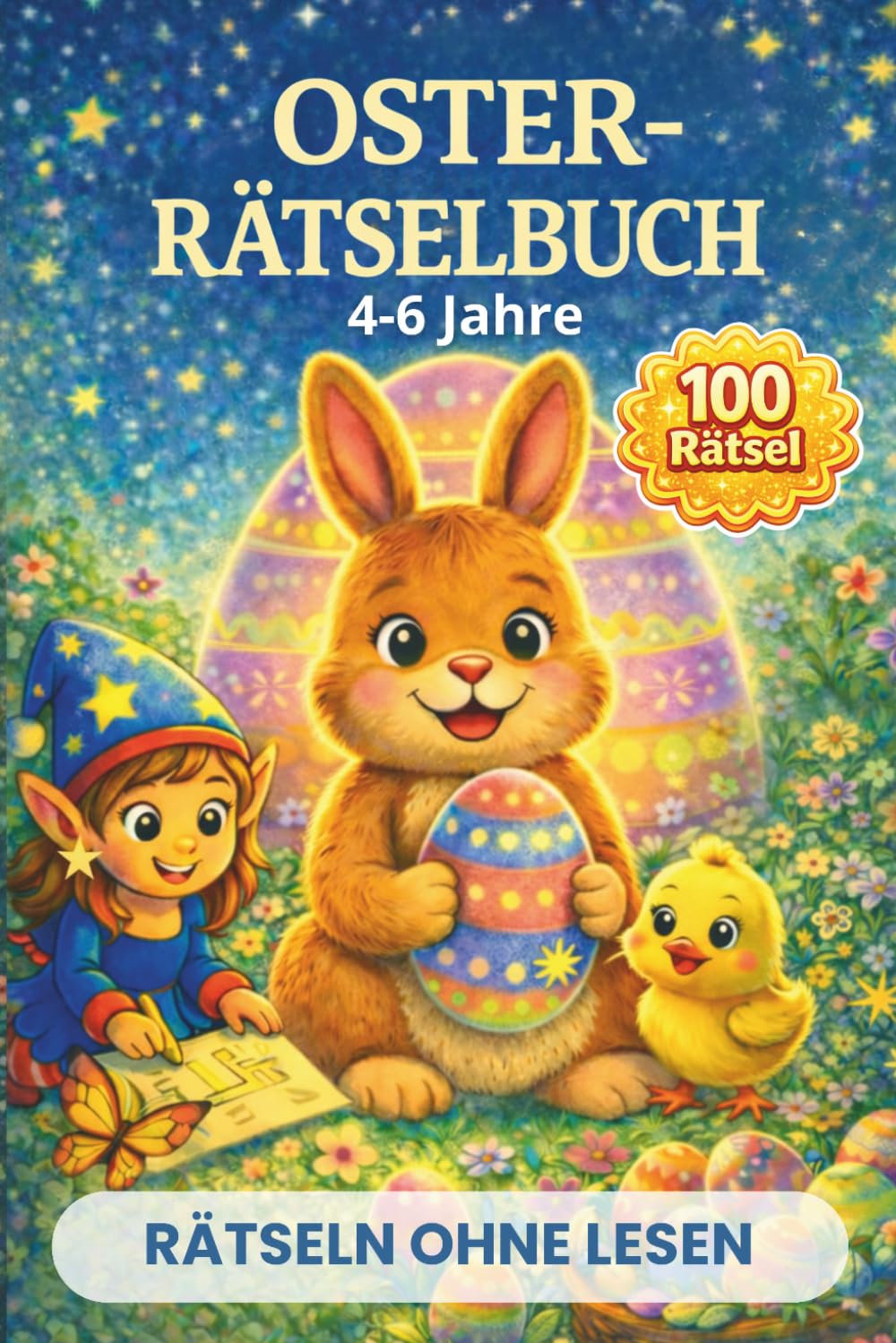Mein erstes Oster-Rätselbuch 4-6 Jahre: Rätselheft Ostern für unterwegs. Für Kinder im Kindergarten, in der Vorschule und in der 1. Klasse – Ostern ... – Rätselspaß für die Ferien und unterwegs)