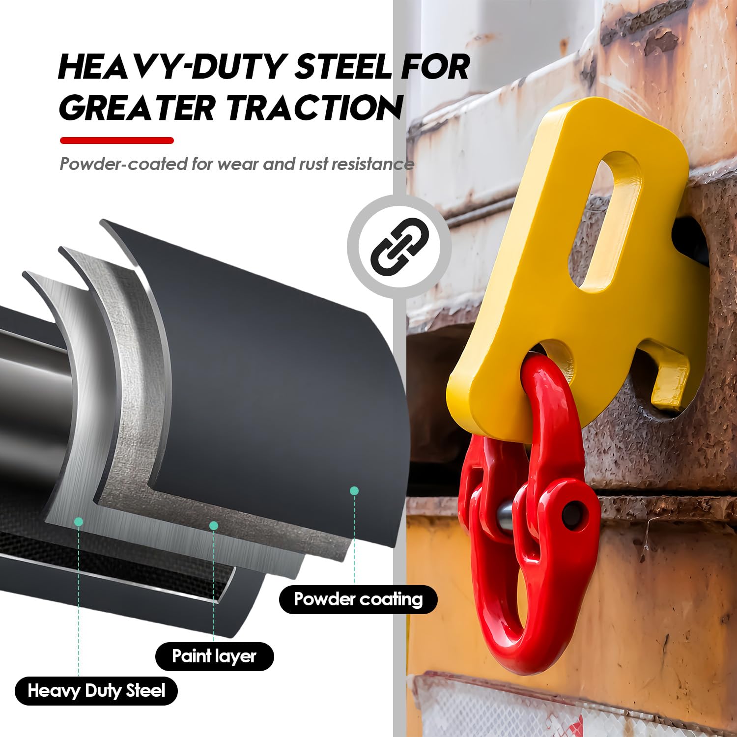 Heavy-Duty Container Hooks - 2 Pack -2