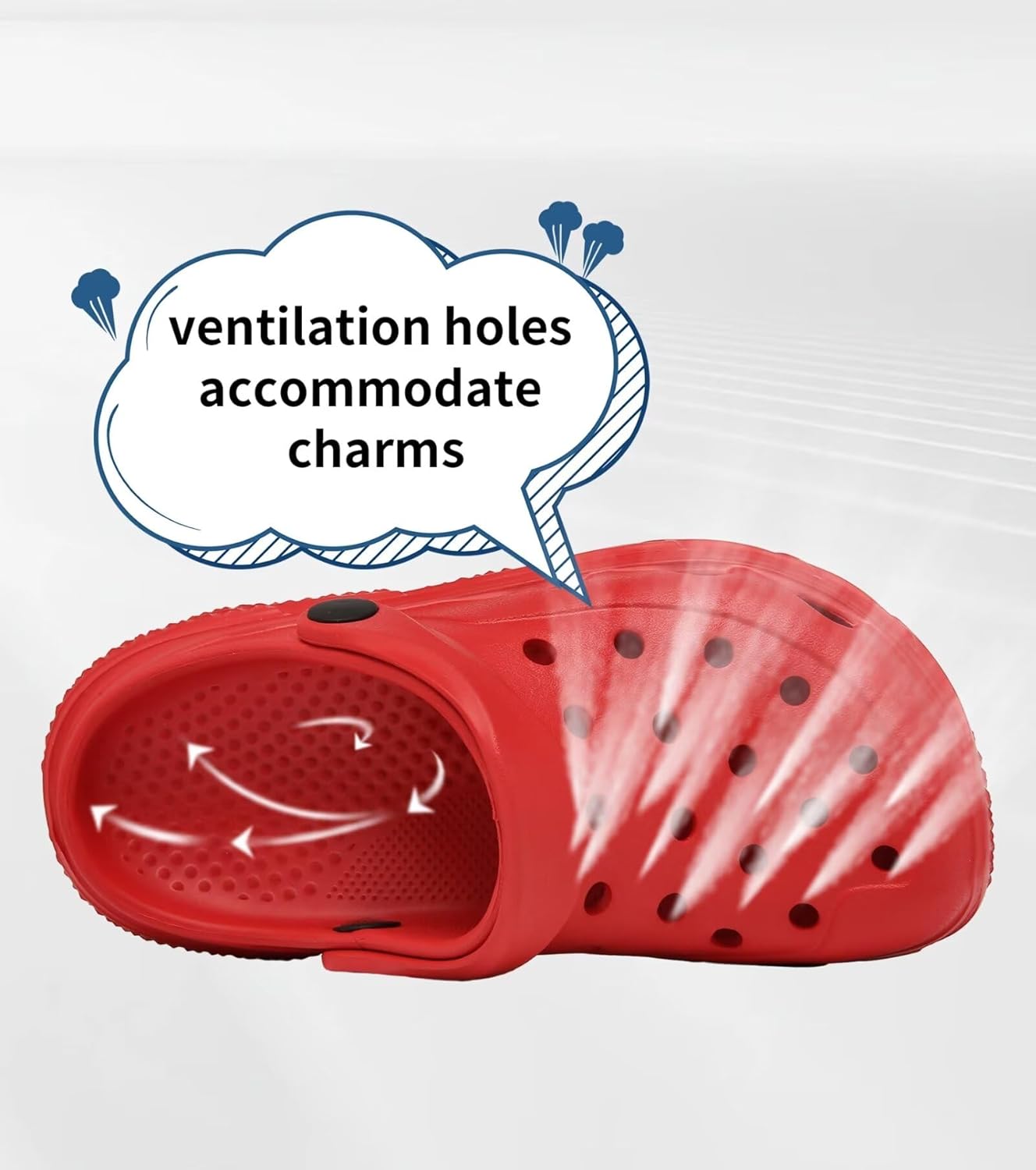 Toddler Kids Clogs for Boys Girls Comfortable Slip on Sandals Beach Pool Slipper - Image 2